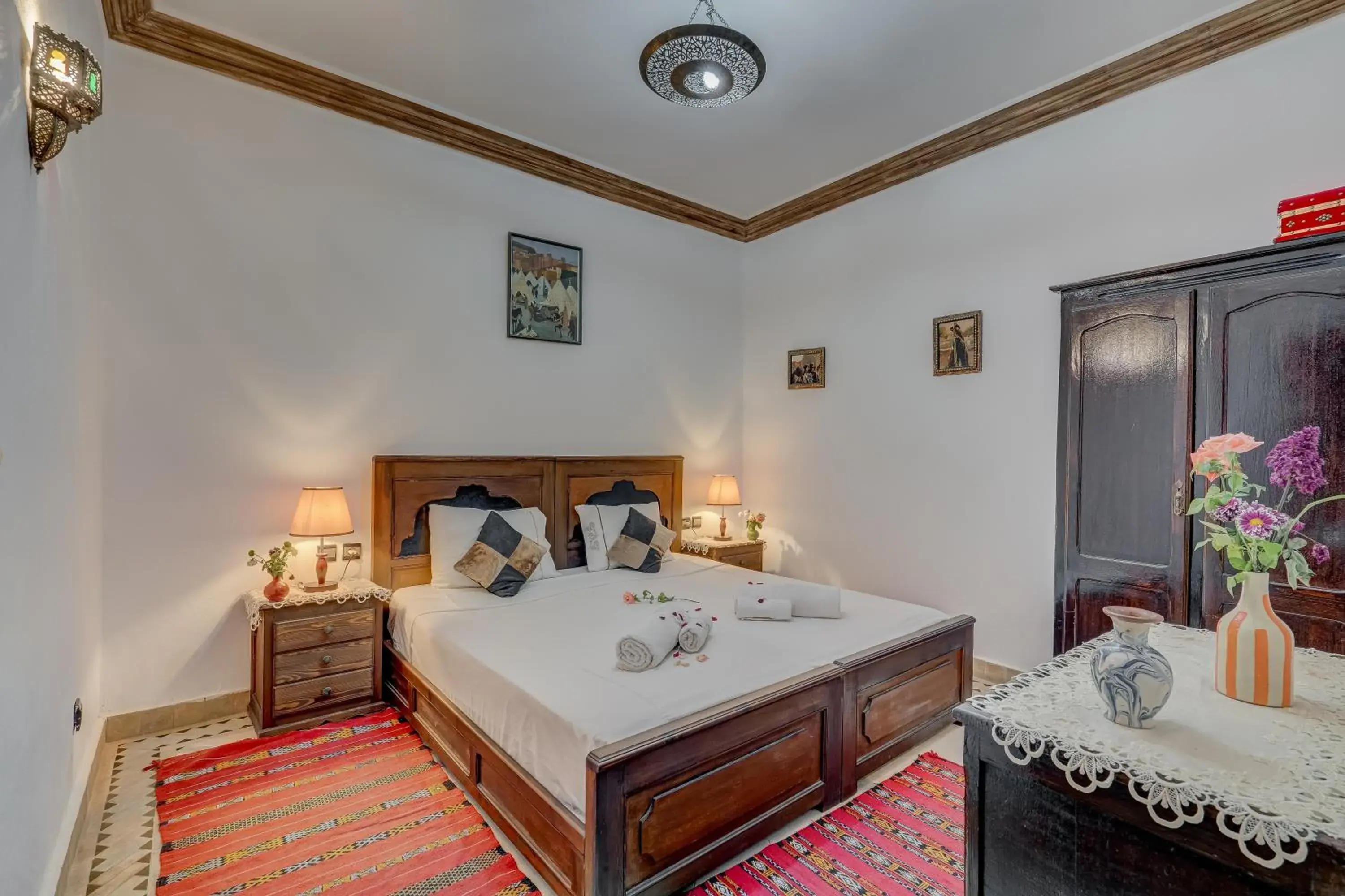 Bed in Riad Marwa Marrakech Bed in Riad Marwa Marrakech