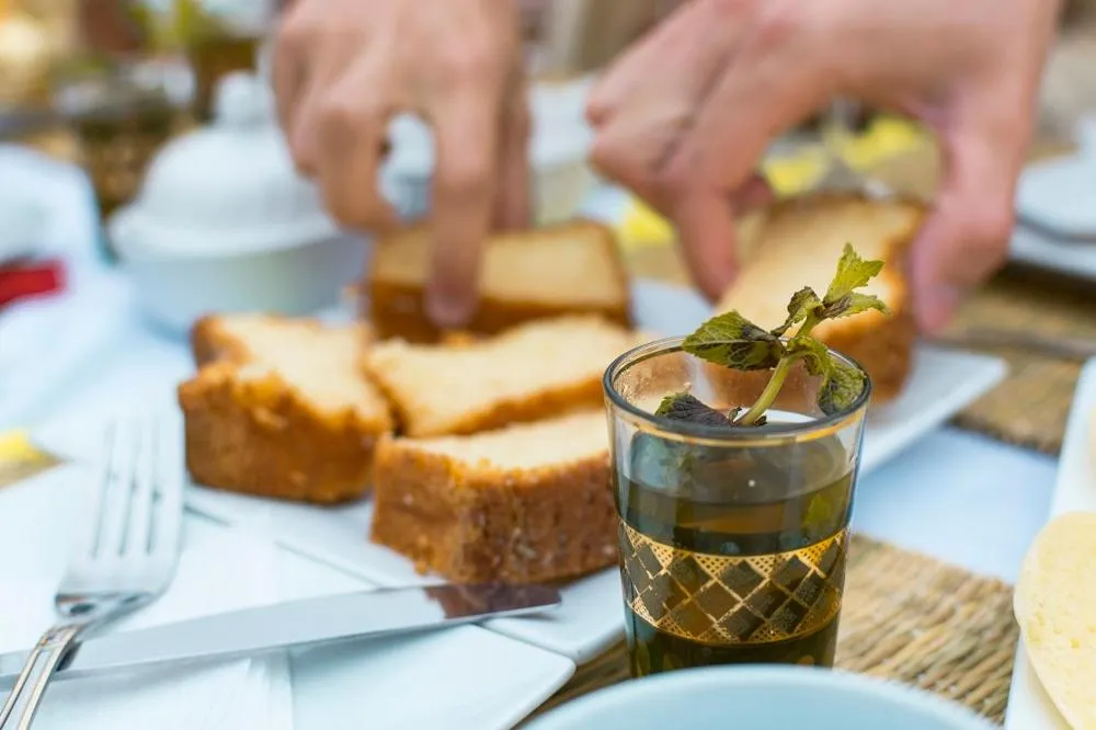 Restaurant/places to eat in Riad Marwa Marrakech