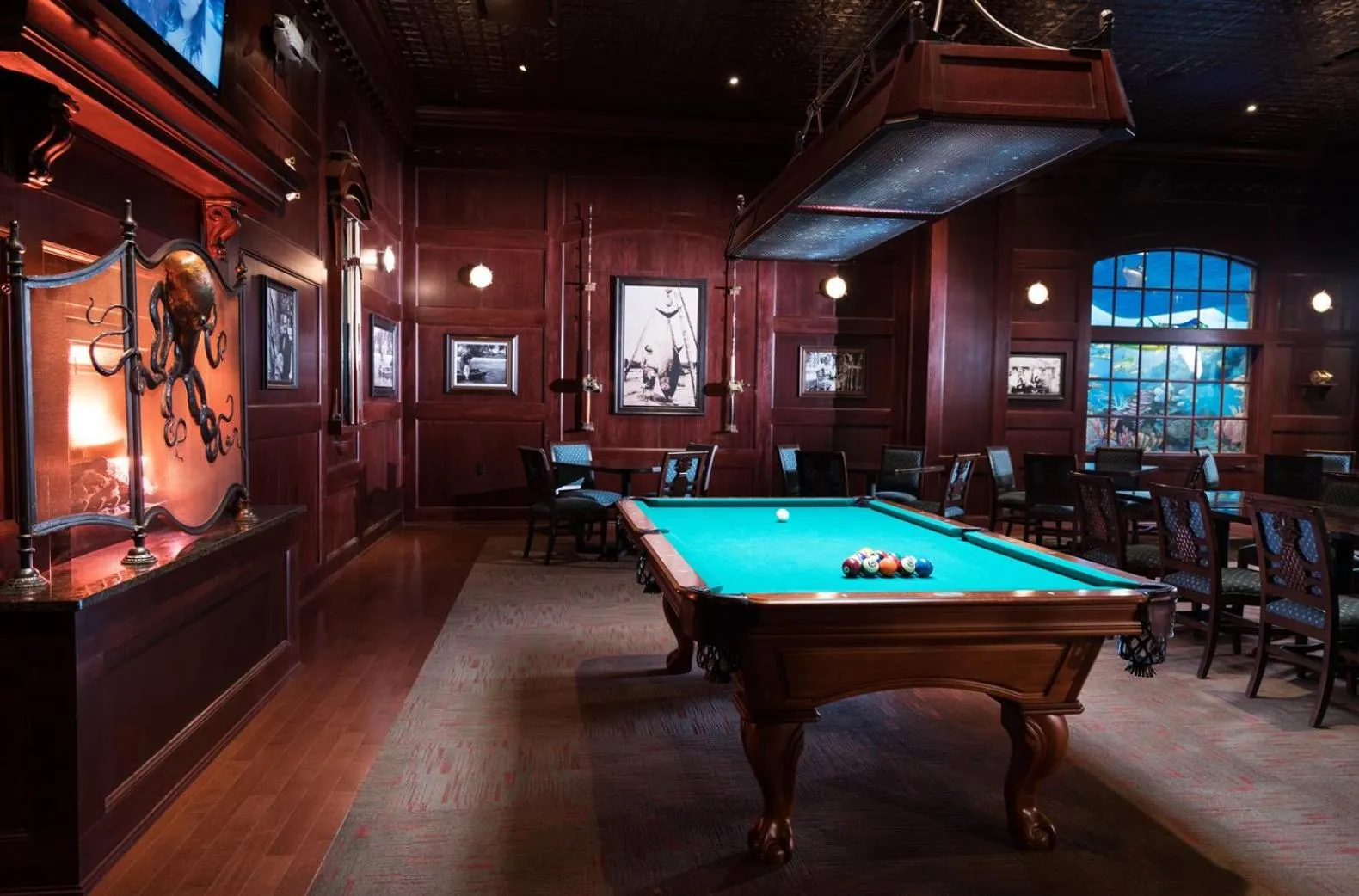 Billiard in Big Cypress Lodge