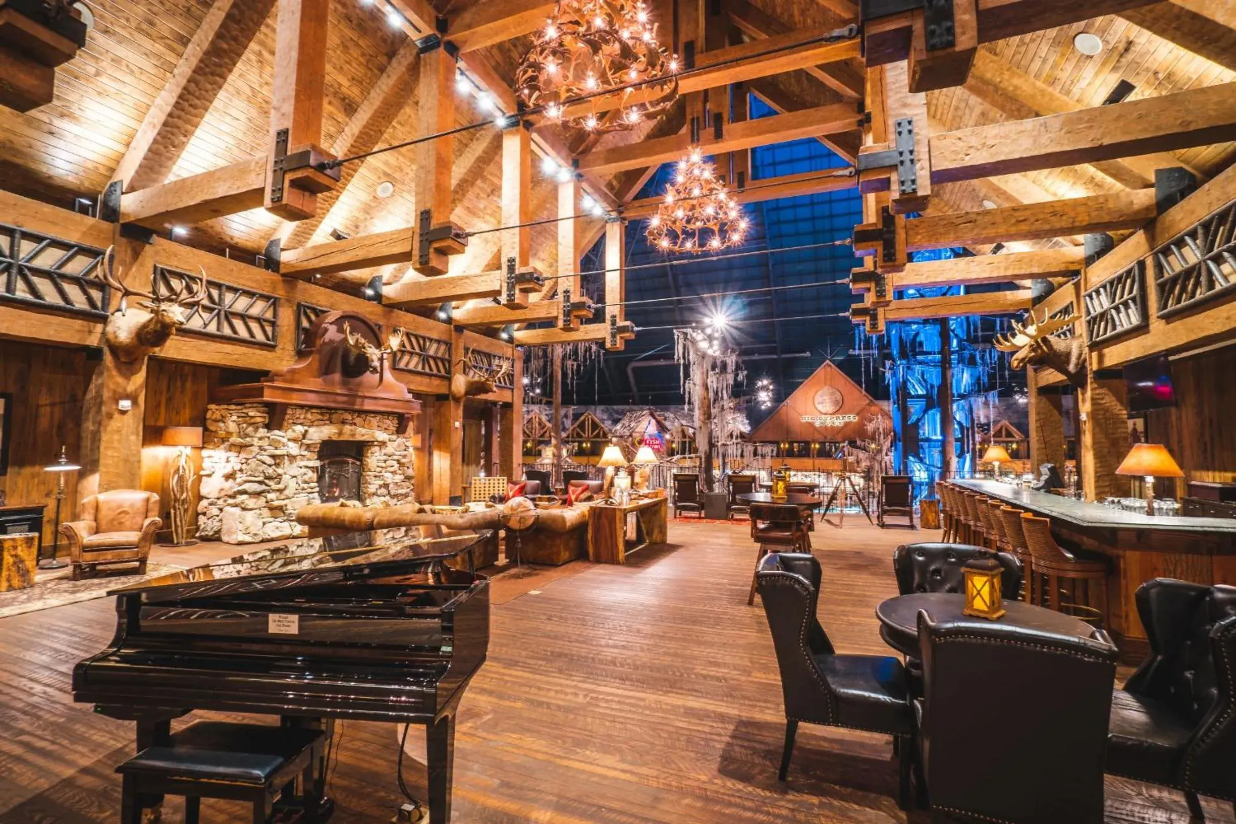Lobby or reception in Big Cypress Lodge Lobby or reception in Big Cypress Lodge