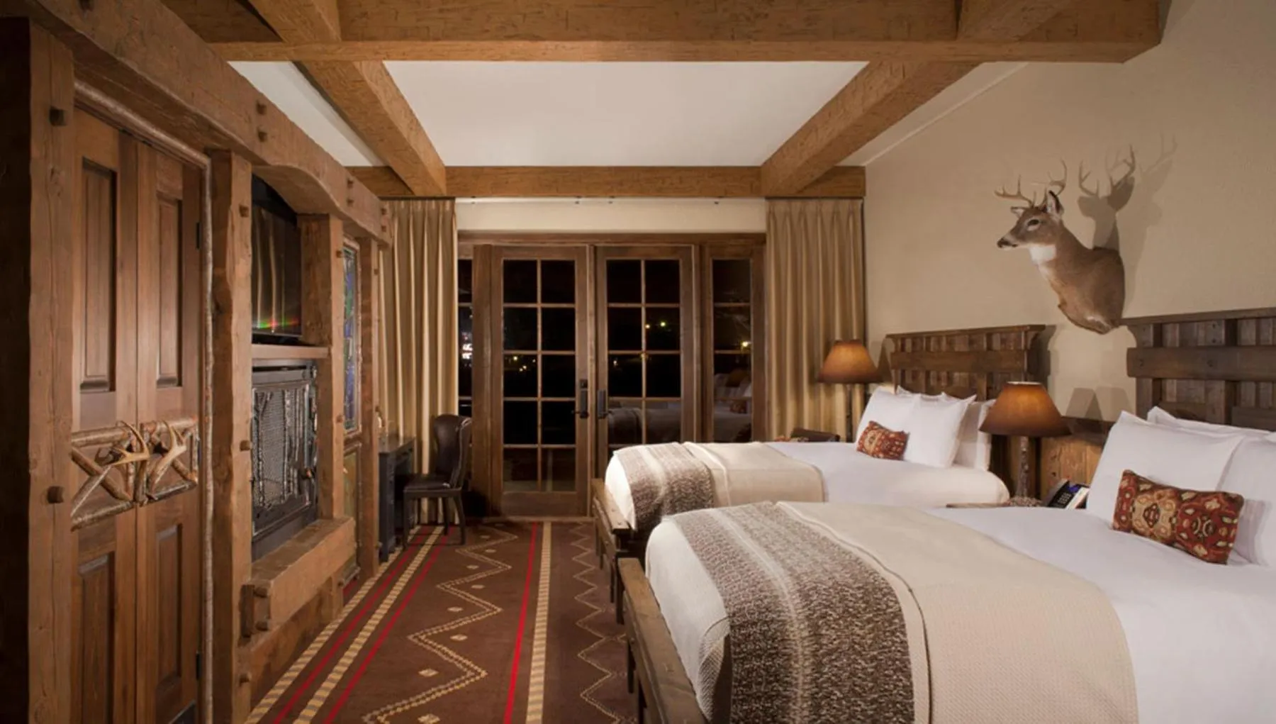 Bed in Big Cypress Lodge