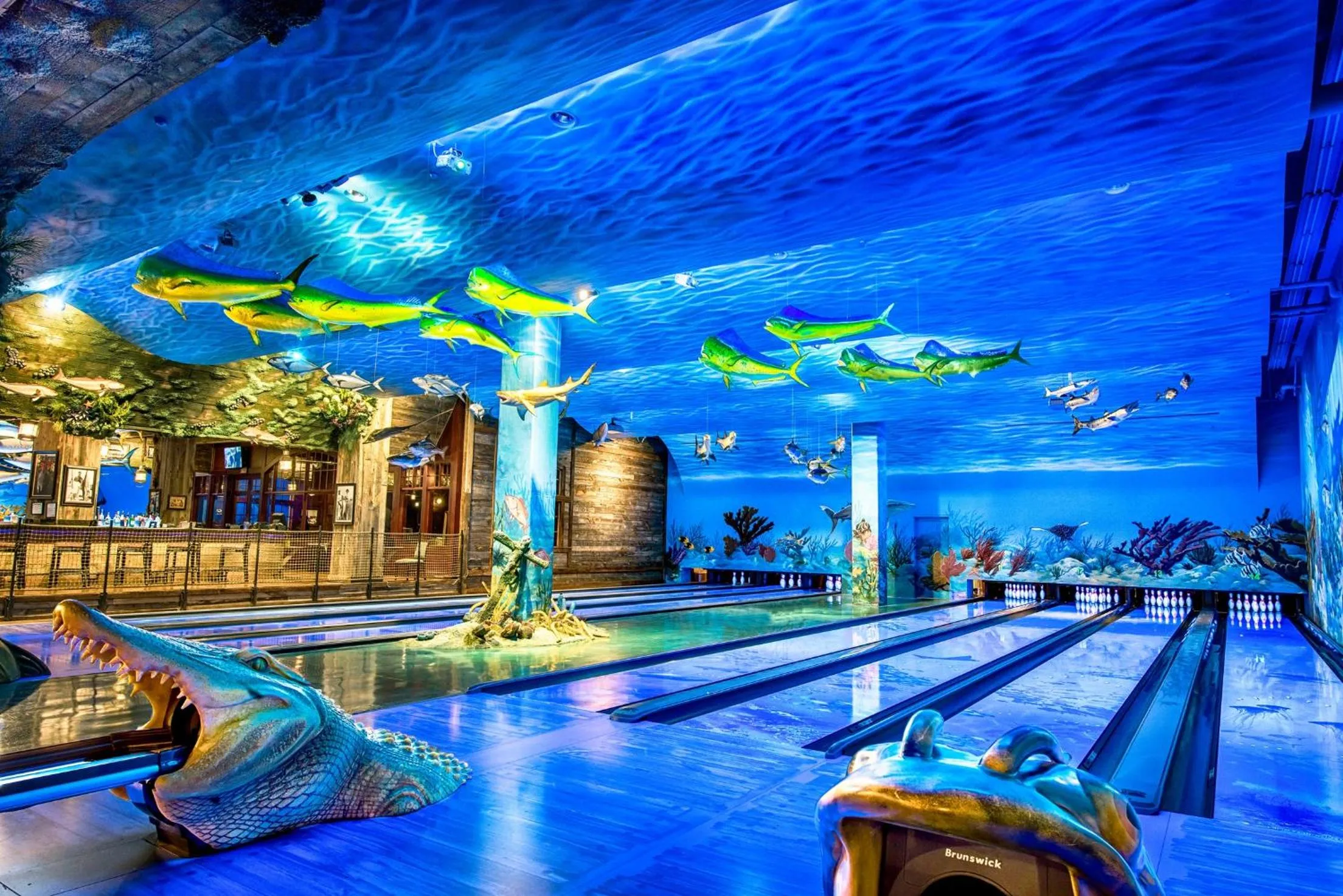 Bowling in Big Cypress Lodge