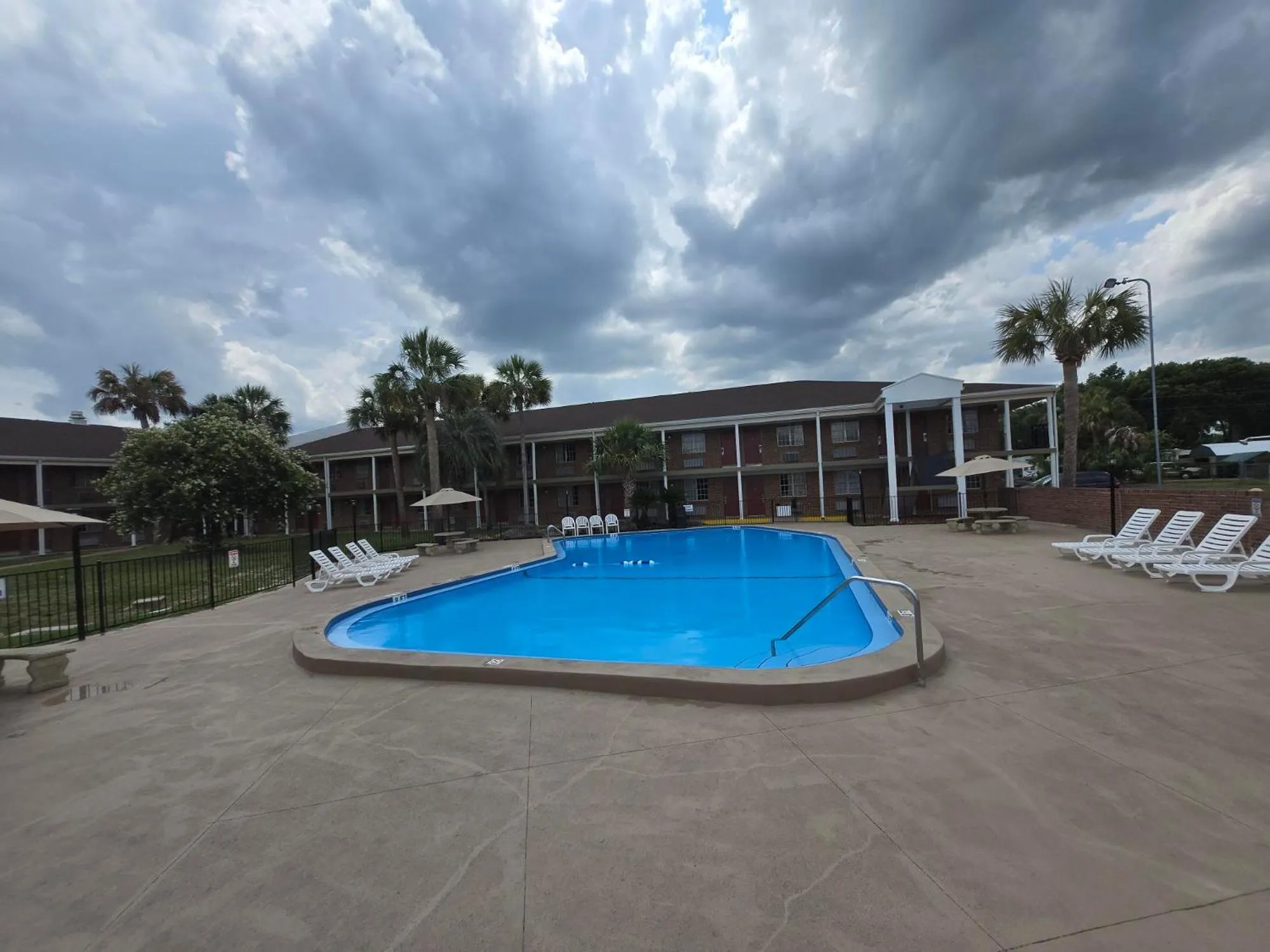 Pool view in Super 8 by Wyndham Lake City