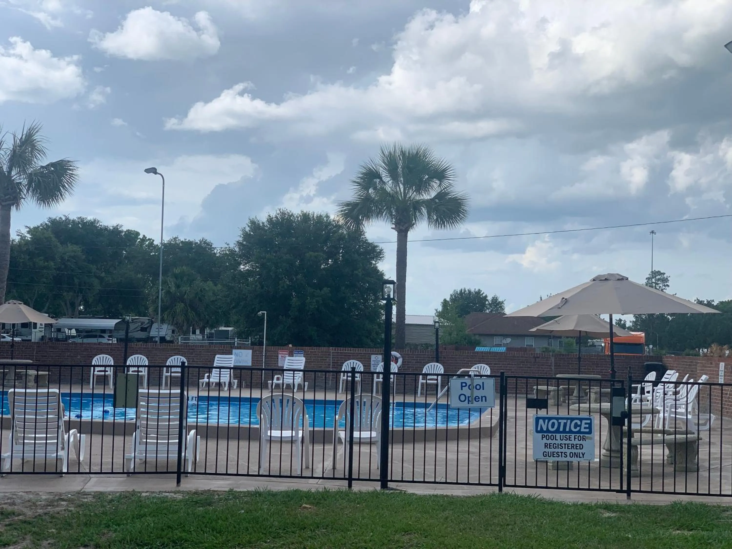 Swimming pool in Super 8 by Wyndham Lake City