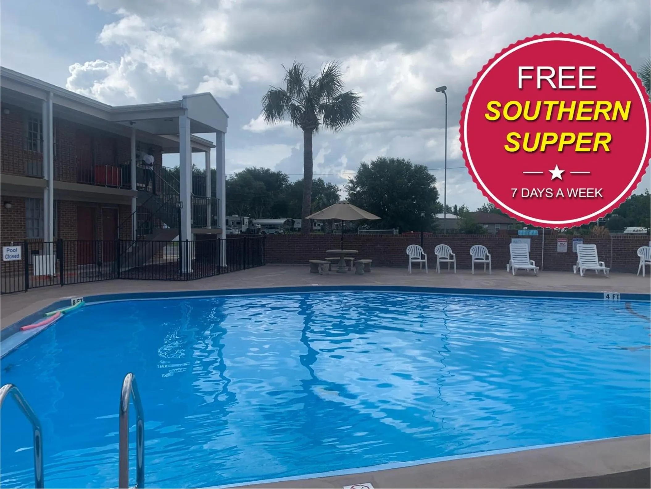 Swimming pool in Super 8 by Wyndham Lake City
