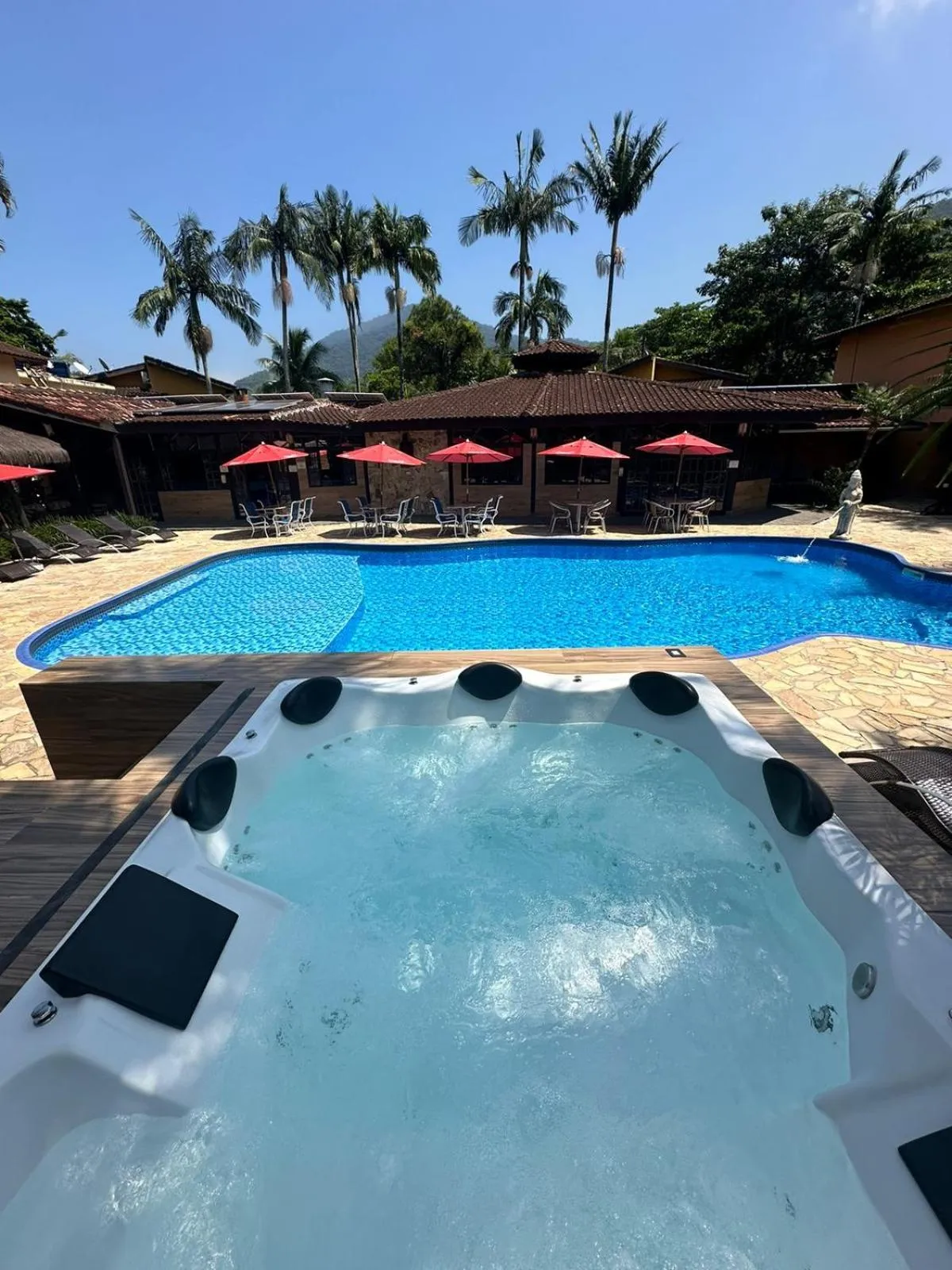Hot Tub in Hotel Pousada dos Condes