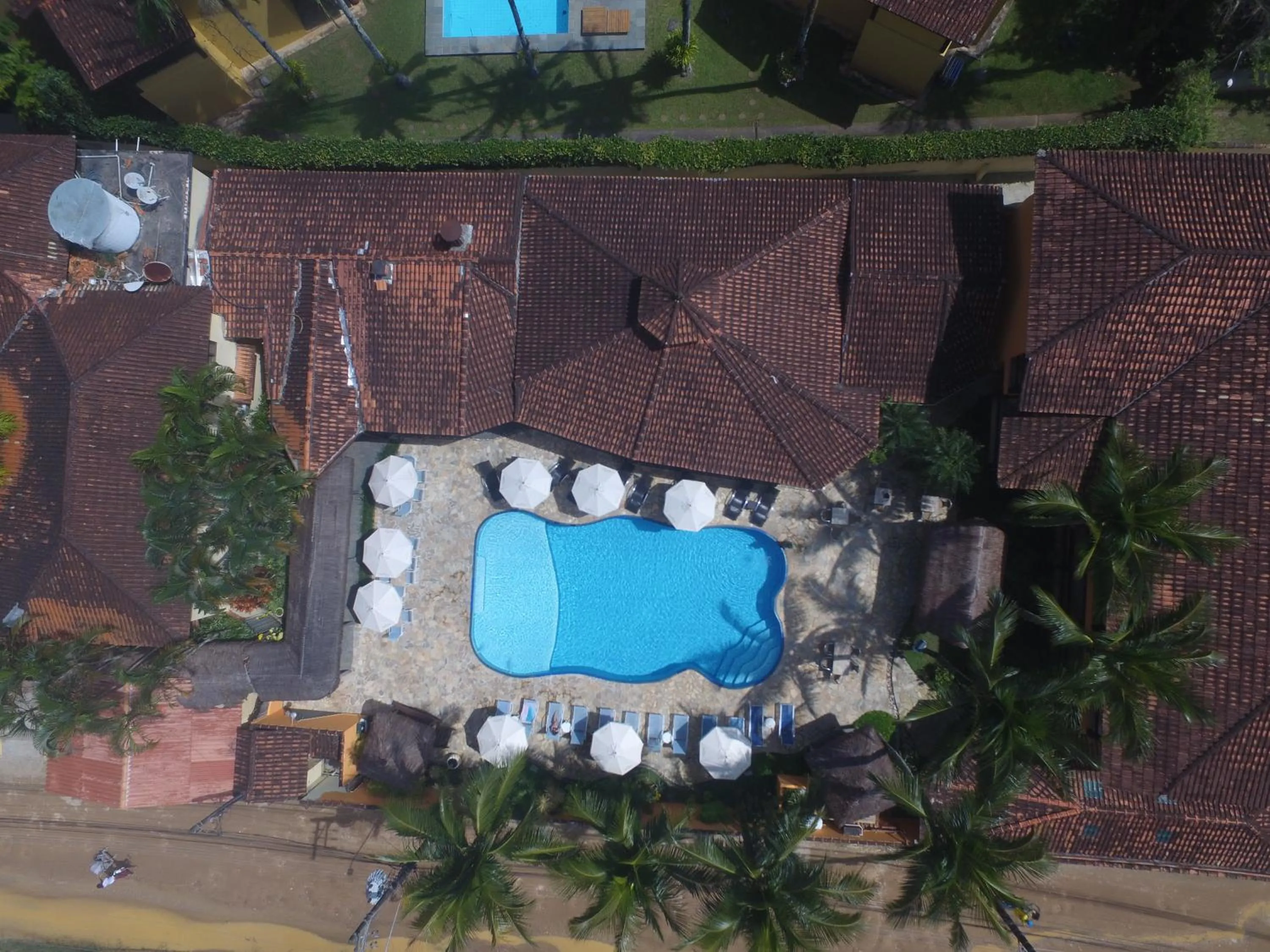Pool view in Hotel Pousada dos Condes