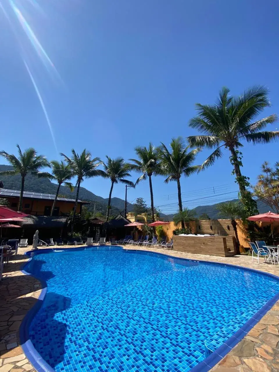Swimming pool in Hotel Pousada dos Condes Swimming pool in Hotel Pousada dos Condes