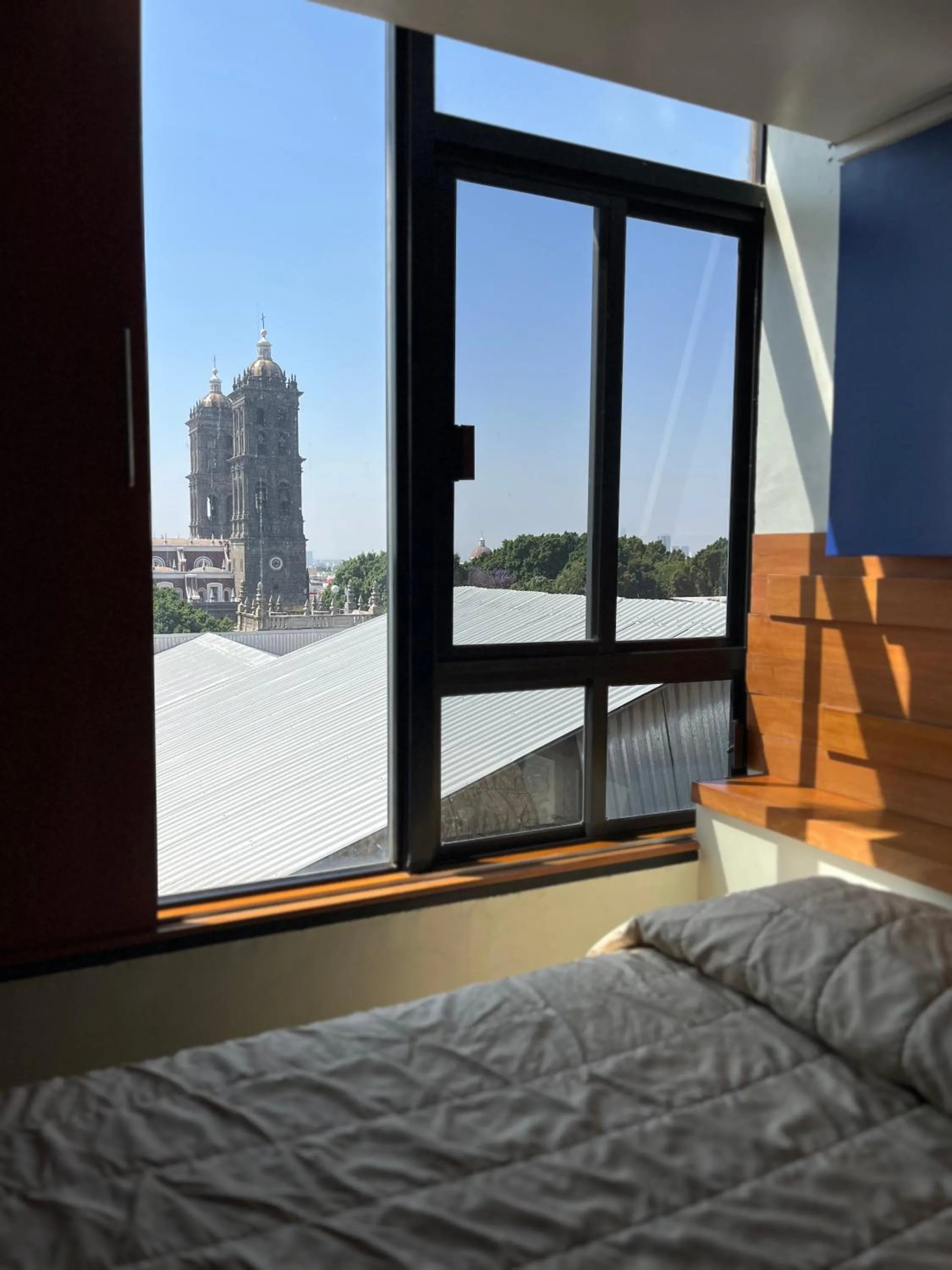 Bed in Hotel Gilfer Puebla Centro Histórico