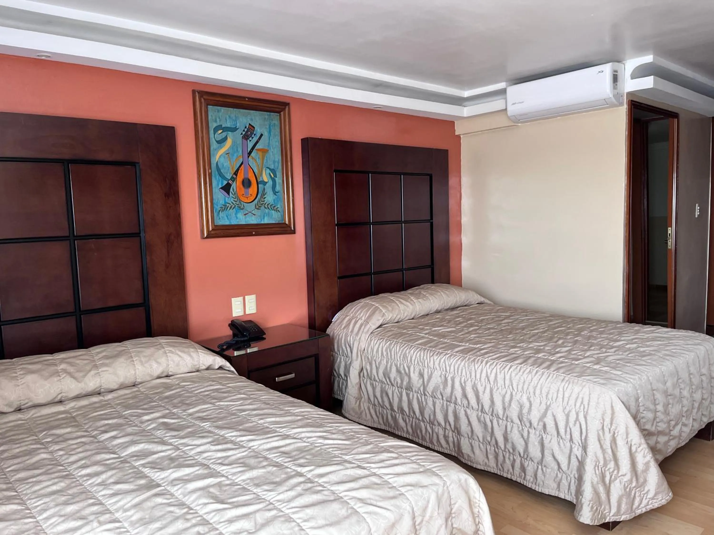 Bed in Hotel Gilfer Puebla Centro Histórico