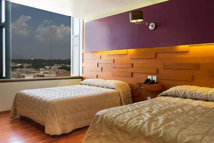 Bed in Hotel Gilfer Puebla Centro Histórico