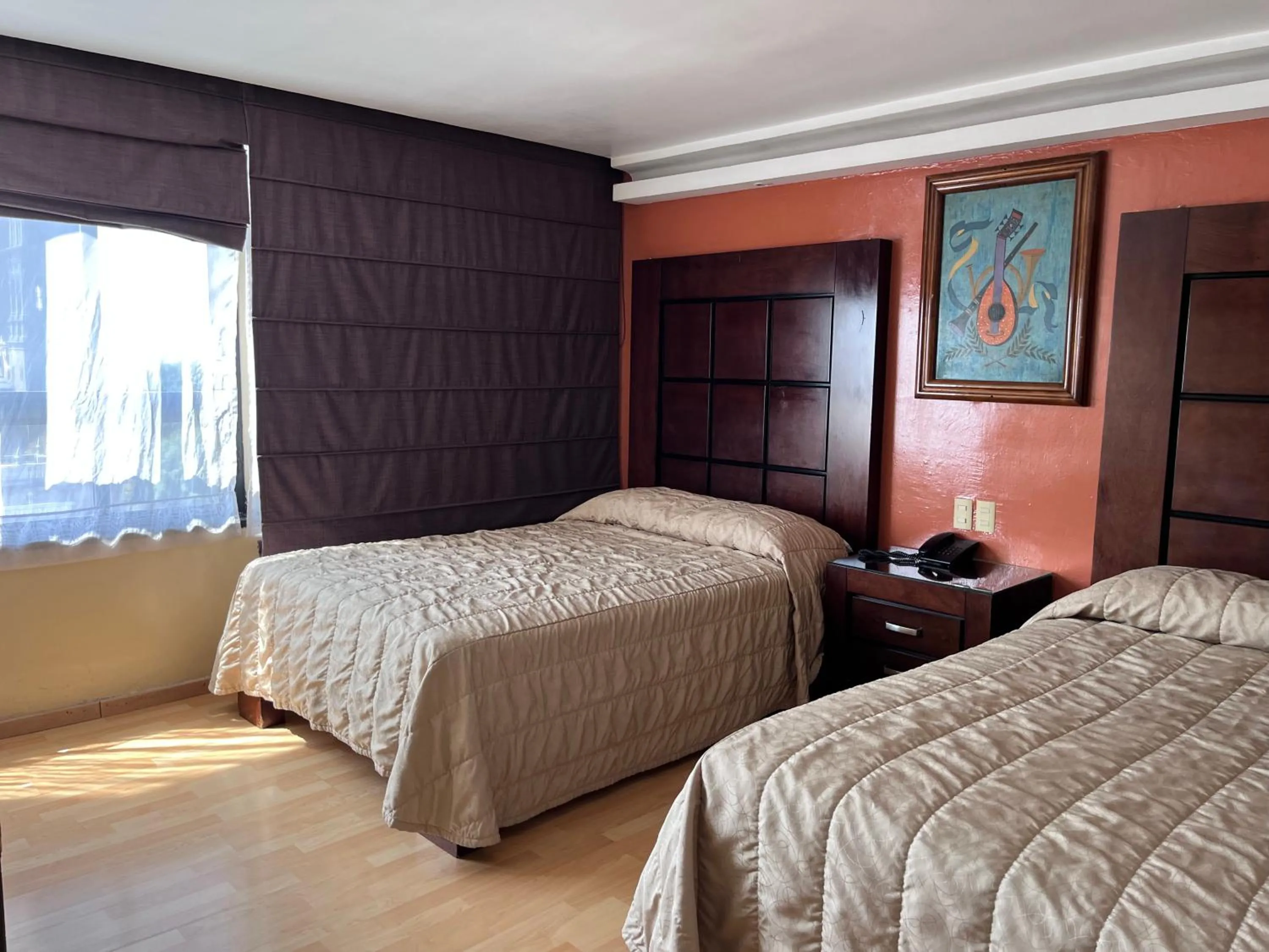 Bed in Hotel Gilfer Puebla Centro Histórico