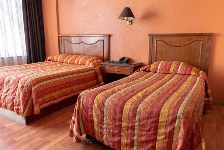 Bed in Hotel Gilfer Puebla Centro Histórico
