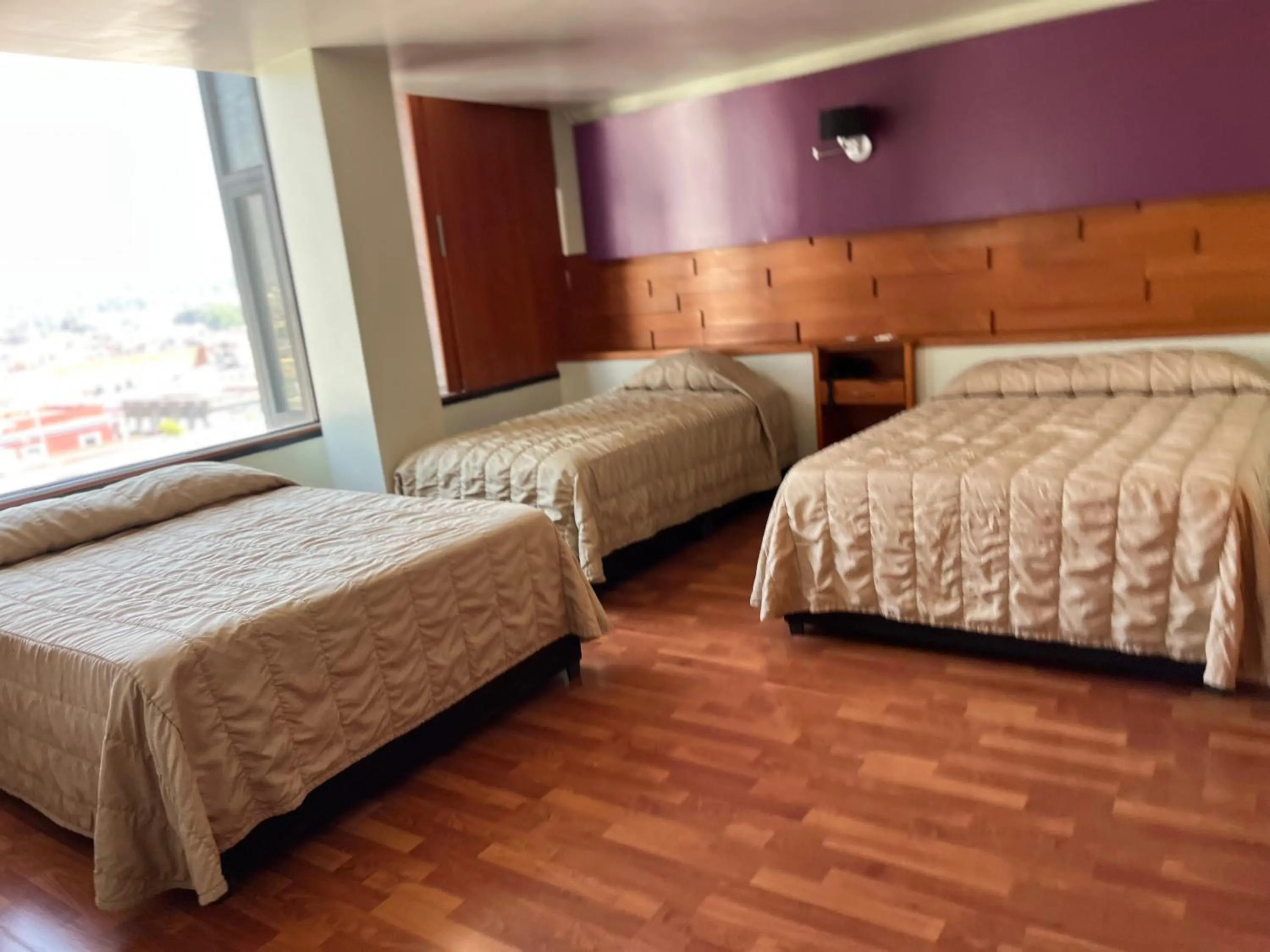 Bed in Hotel Gilfer Puebla Centro Histórico