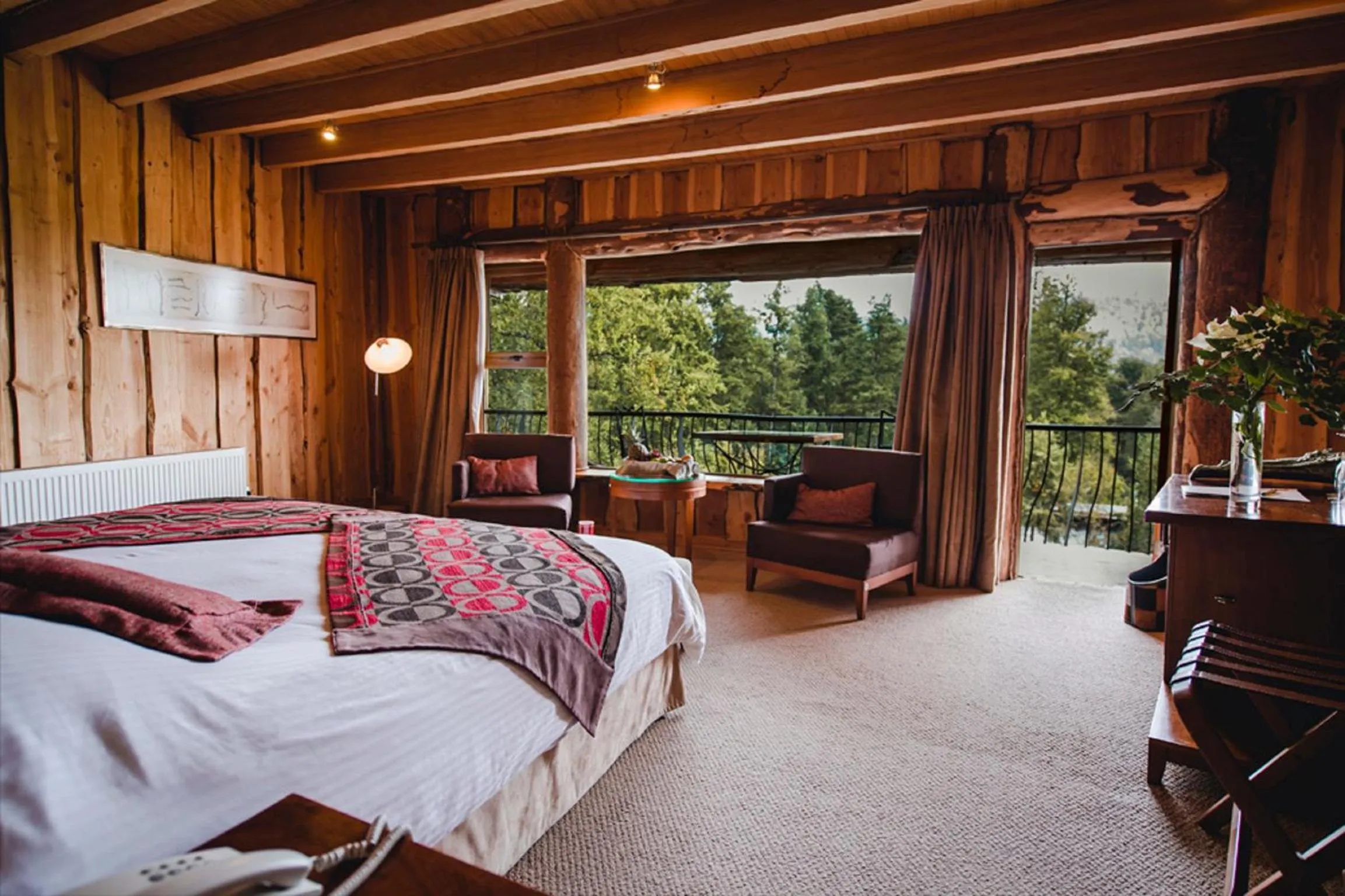 Photo of the whole room, Bed in Huilo Huilo Nothofagus Hotel & Spa