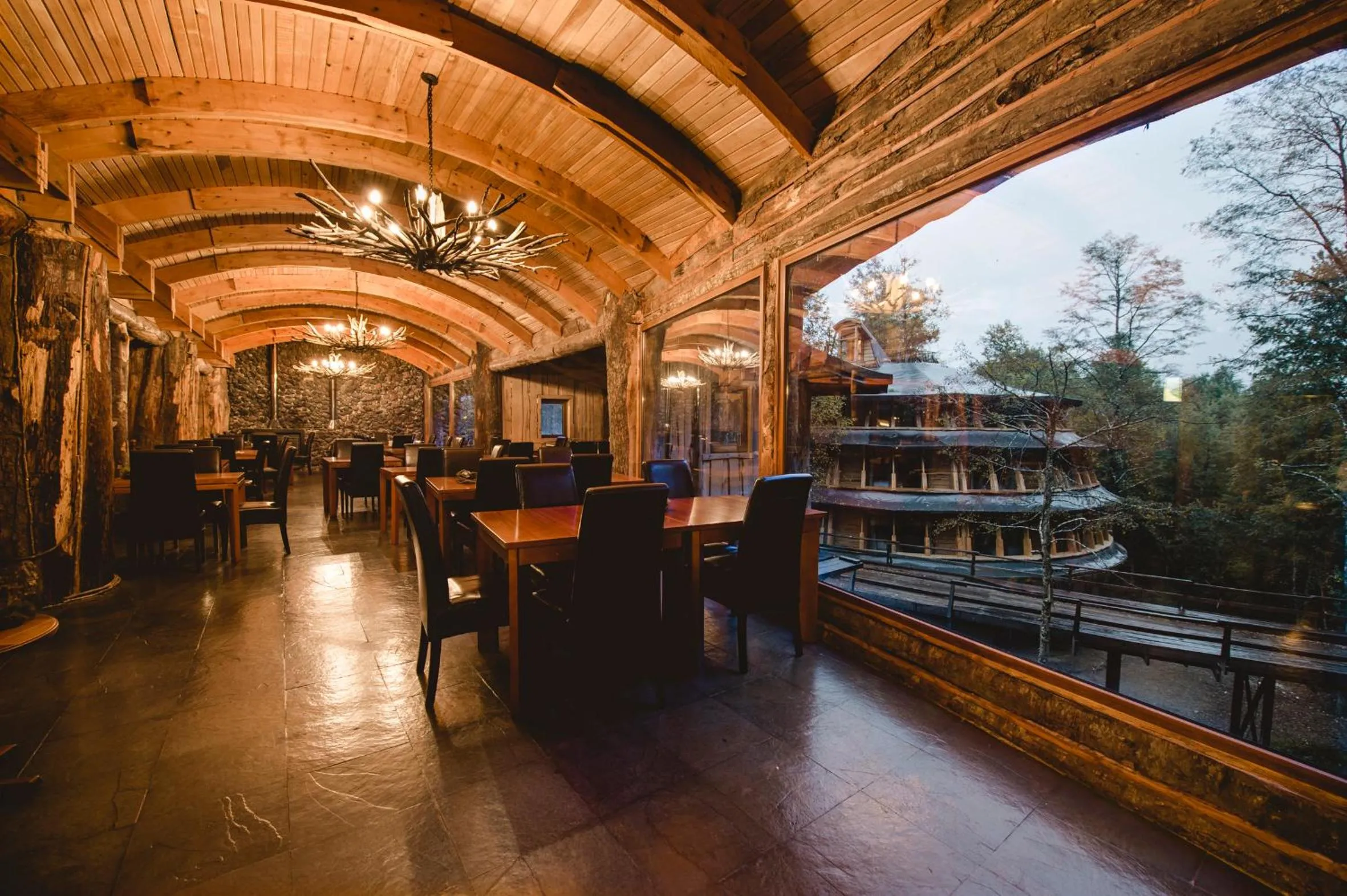 Restaurant/places to eat in Huilo Huilo Nothofagus Hotel & Spa