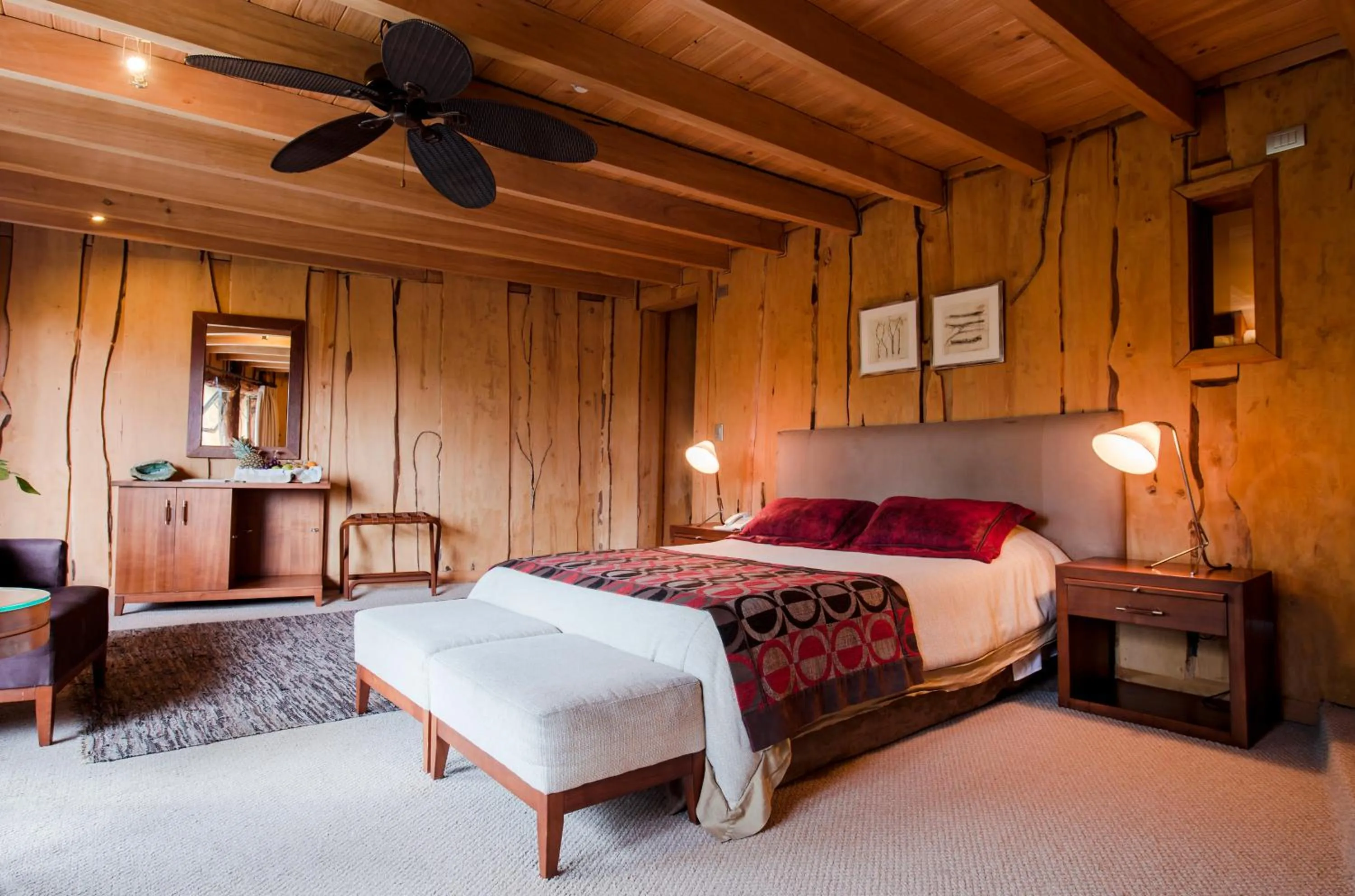 Photo of the whole room, Bed in Huilo Huilo Nothofagus Hotel & Spa