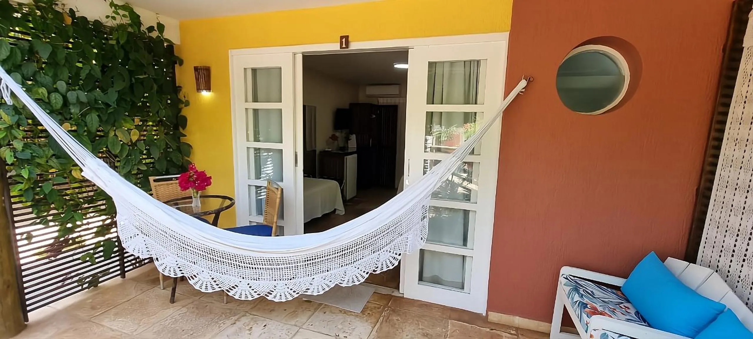 Balcony/Terrace in Pousada Enseada do Gostoso
