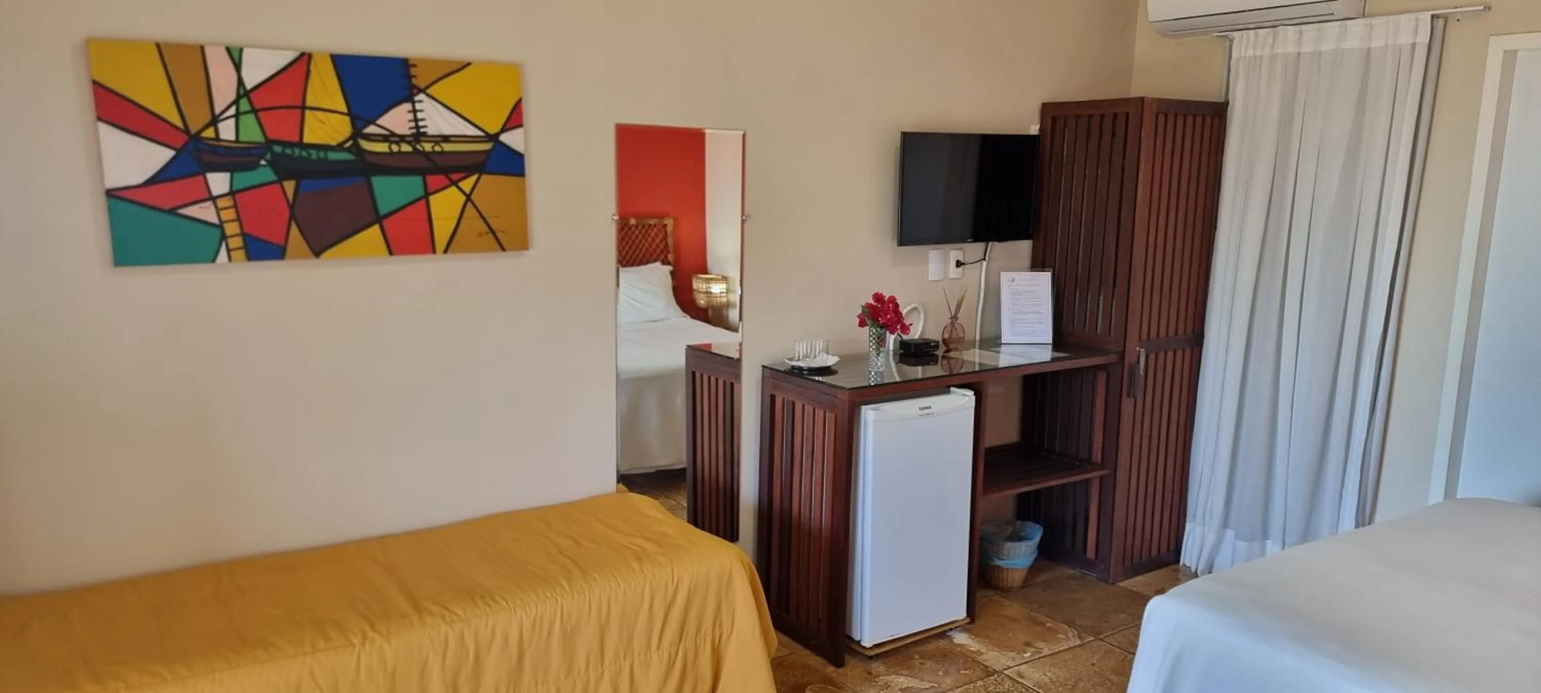 Photo of the whole room, Bed in Pousada Enseada do Gostoso