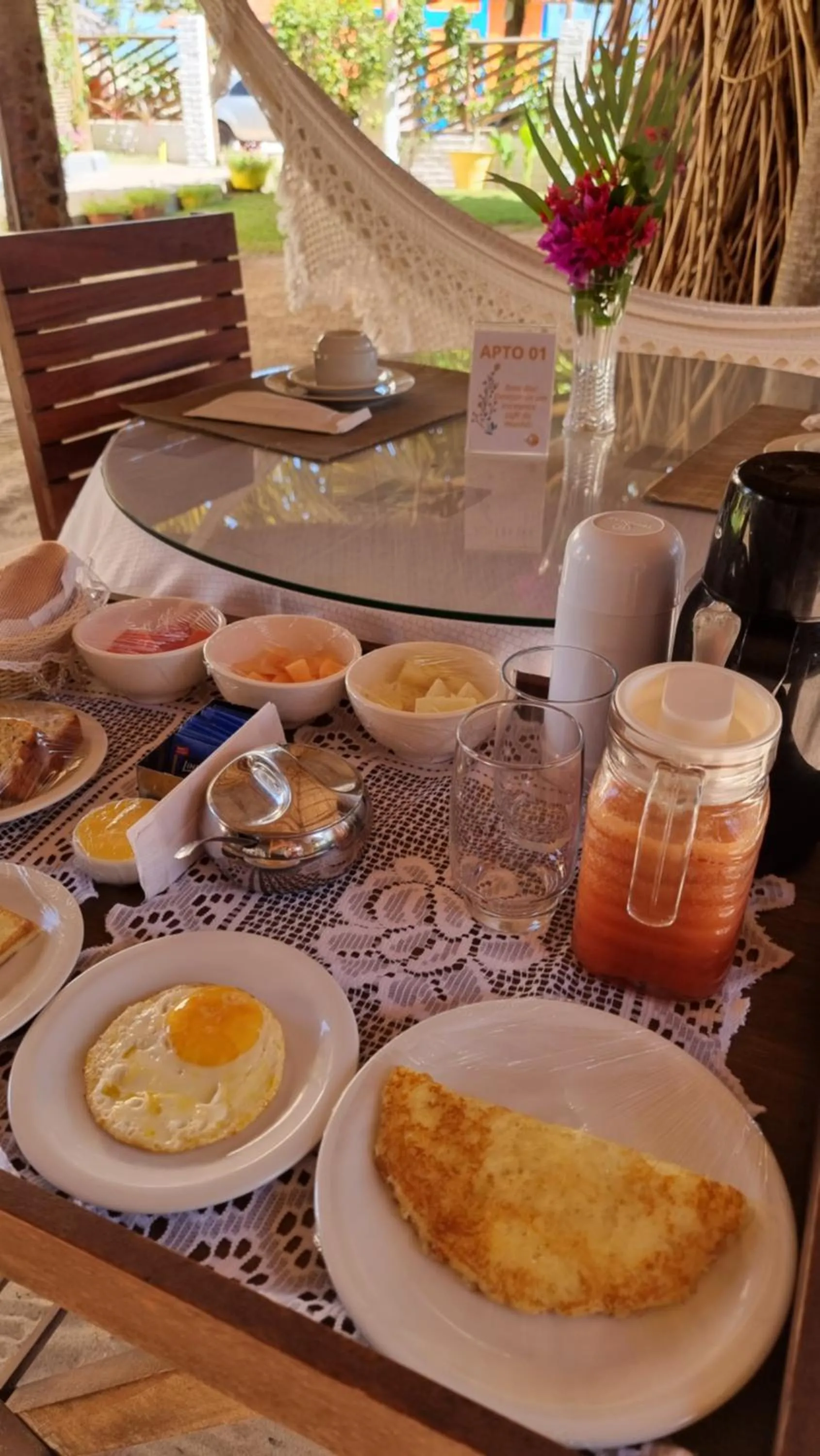 Breakfast in Pousada Enseada do Gostoso