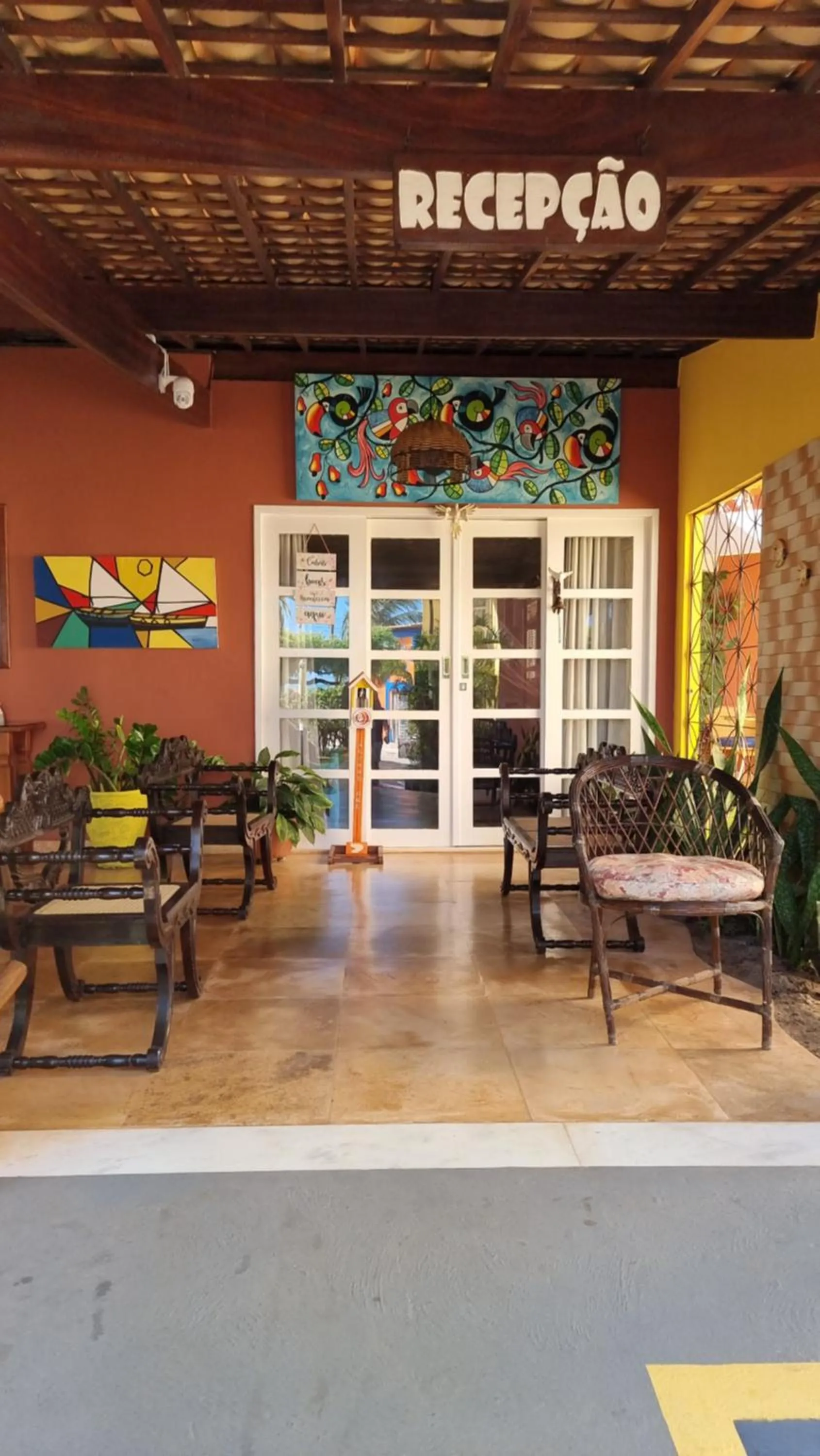 Lobby or reception in Pousada Enseada do Gostoso