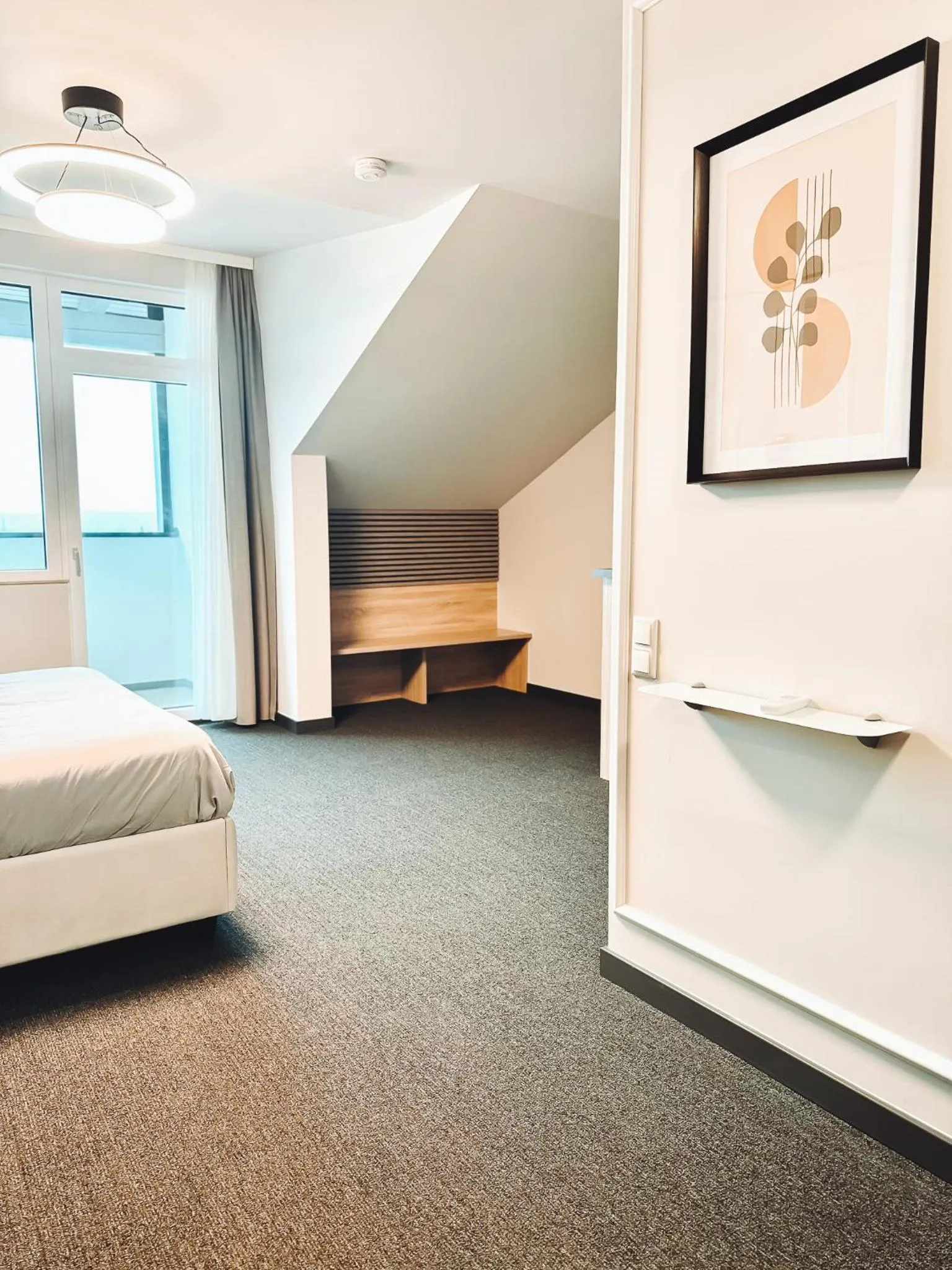 Photo of the whole room, Bed in F Hotel 24h Check-In