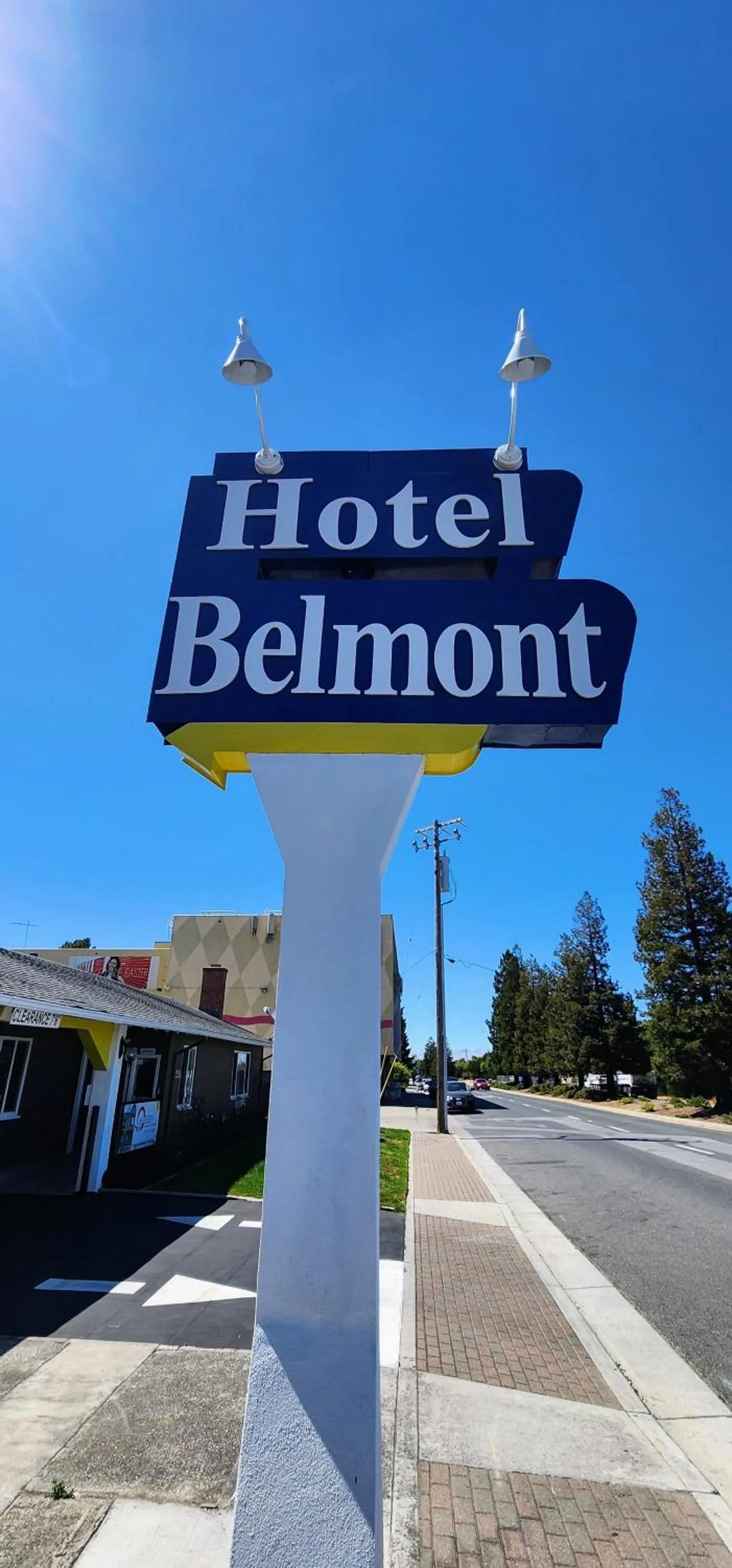 Property logo or sign in Hotel Belmont