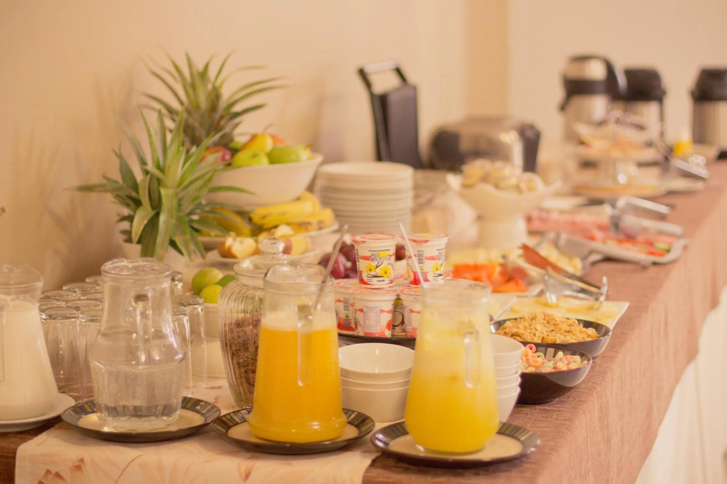 Continental breakfast in Asuncion Palace