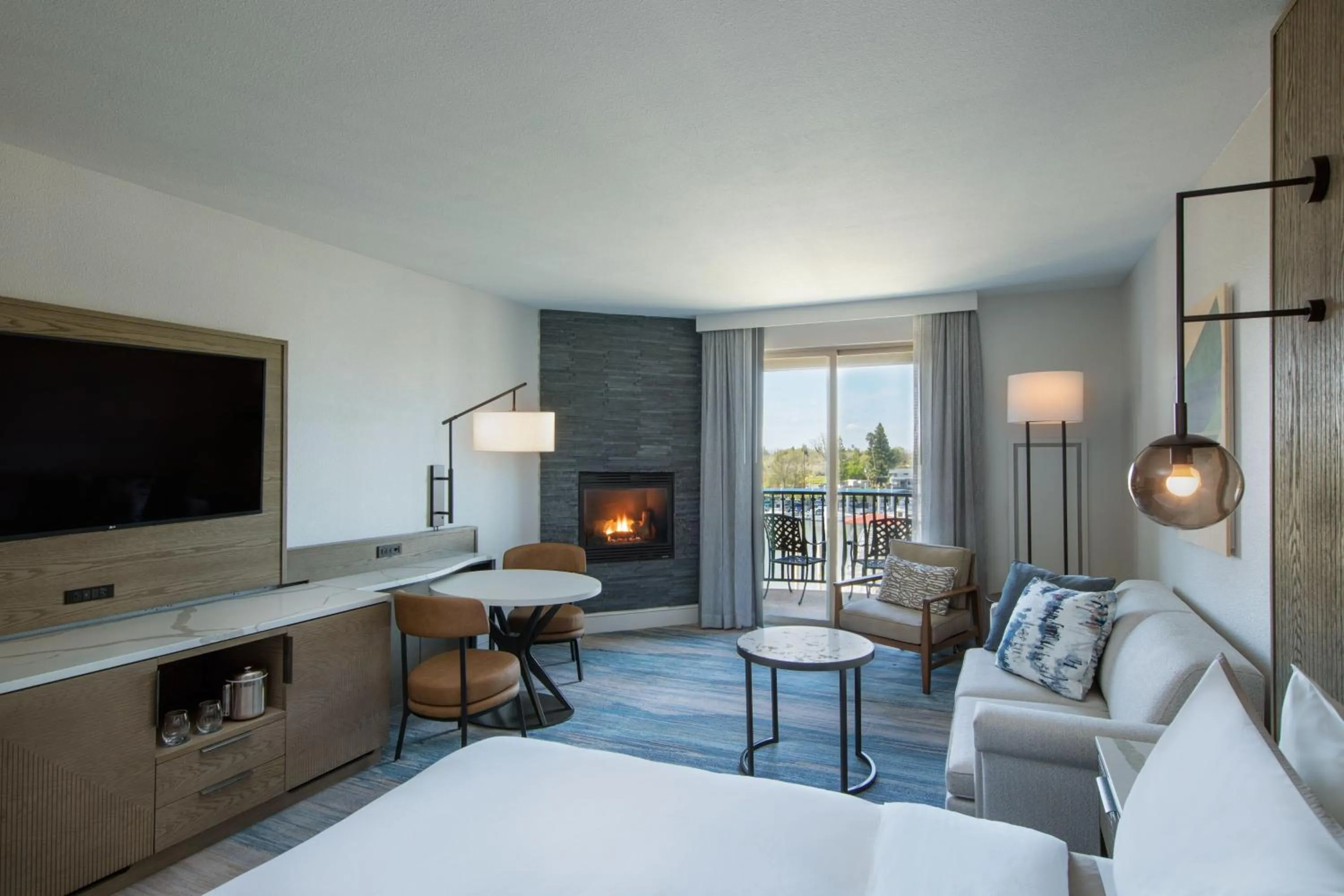 Photo of the whole room, Bed in The Westin Sacramento Riverfront Hotel & Spa