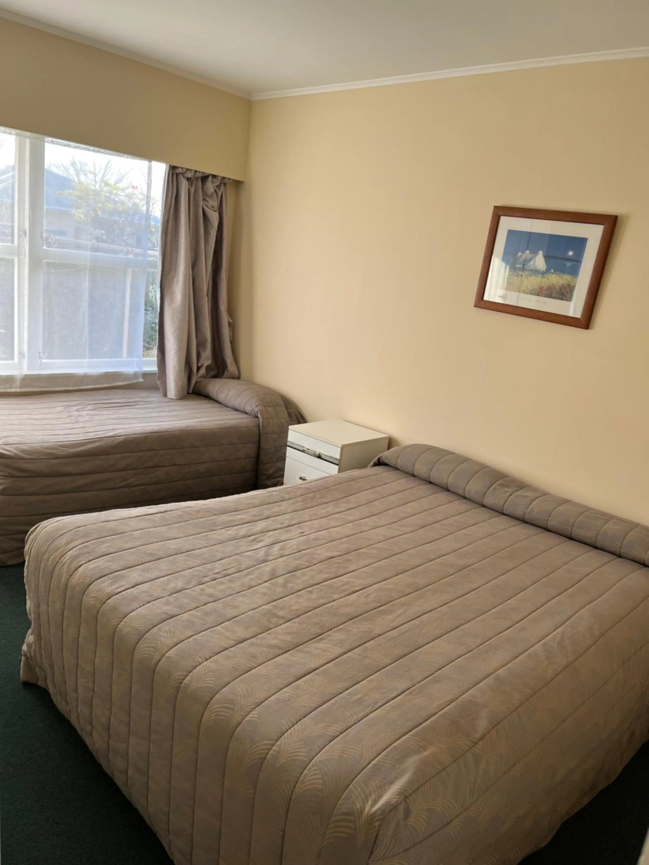 Bed in Classic Motel