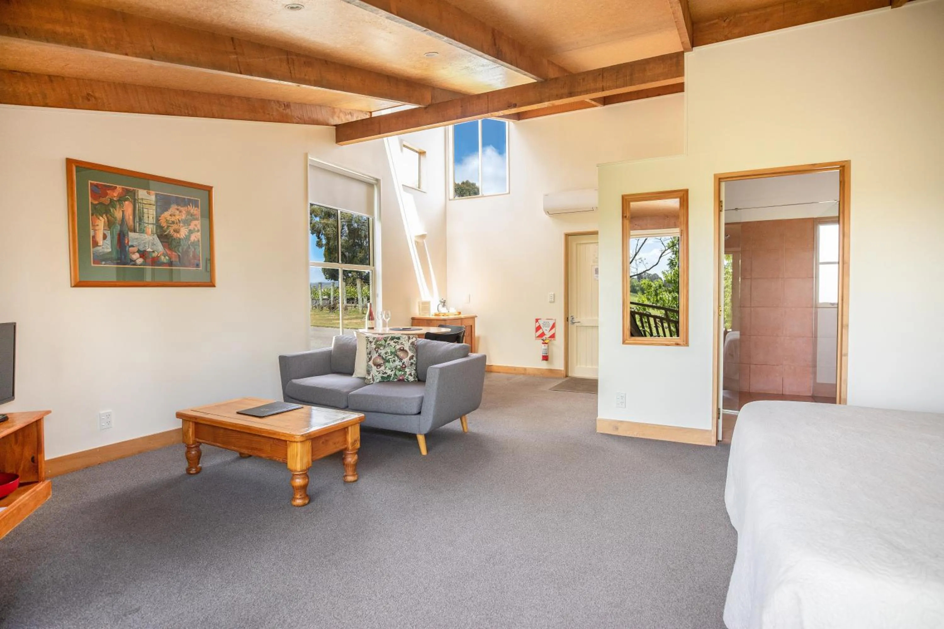 Bed in Margrain Vineyard Villas