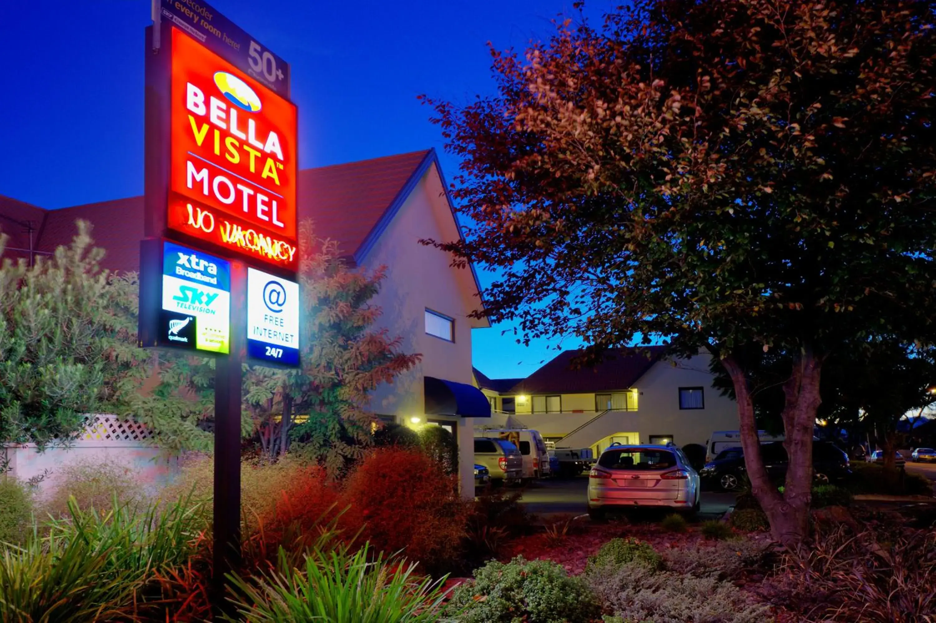 Property logo or sign in Bella Vista Motel Blenheim Property logo or sign in Bella Vista Motel Blenheim