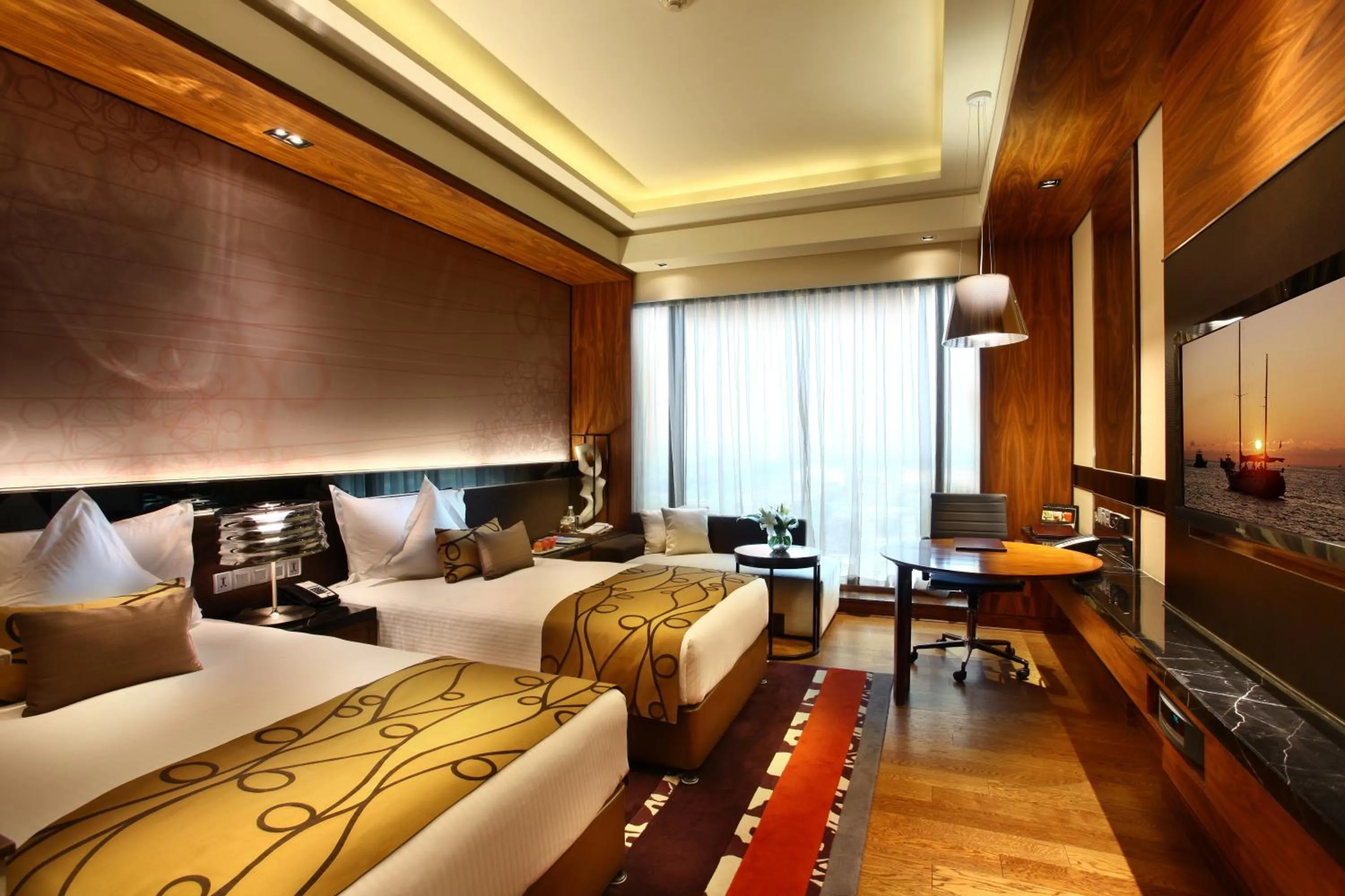 Photo of the whole room, Bed in Crowne Plaza New Delhi Rohini by IHG