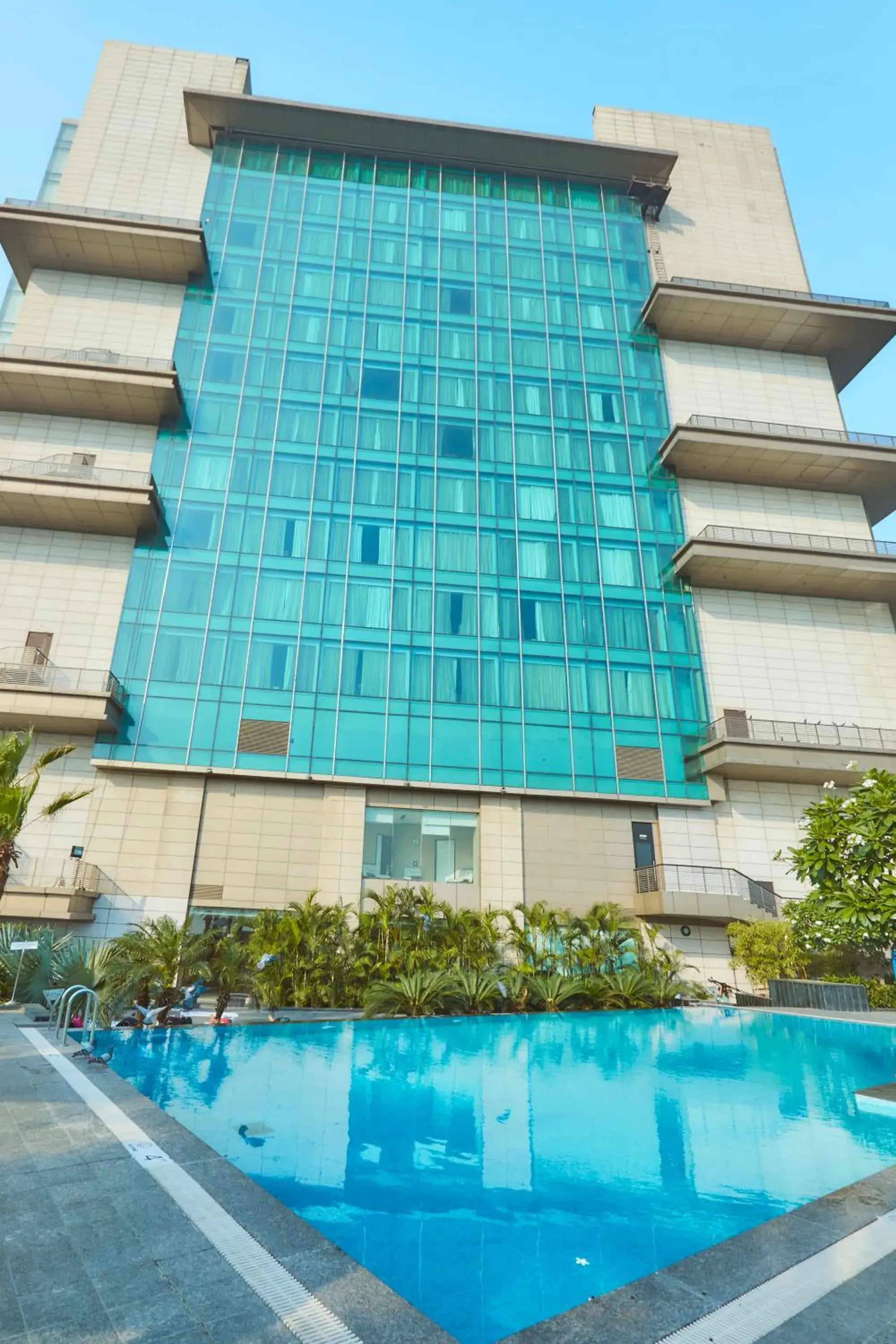 Swimming pool in Crowne Plaza New Delhi Rohini by IHG Swimming pool in Crowne Plaza New Delhi Rohini by IHG