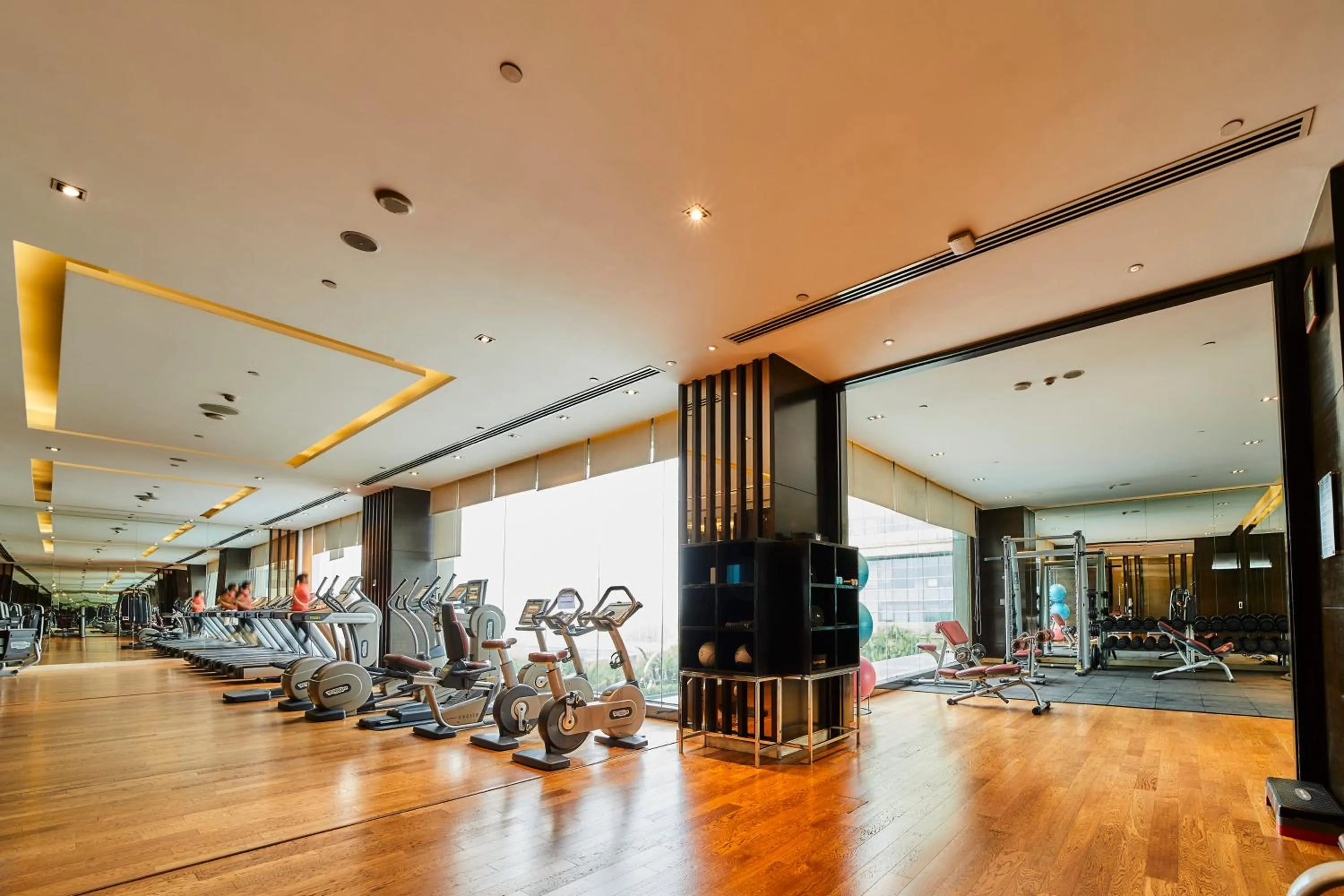 Fitness centre/facilities in Crowne Plaza New Delhi Rohini by IHG