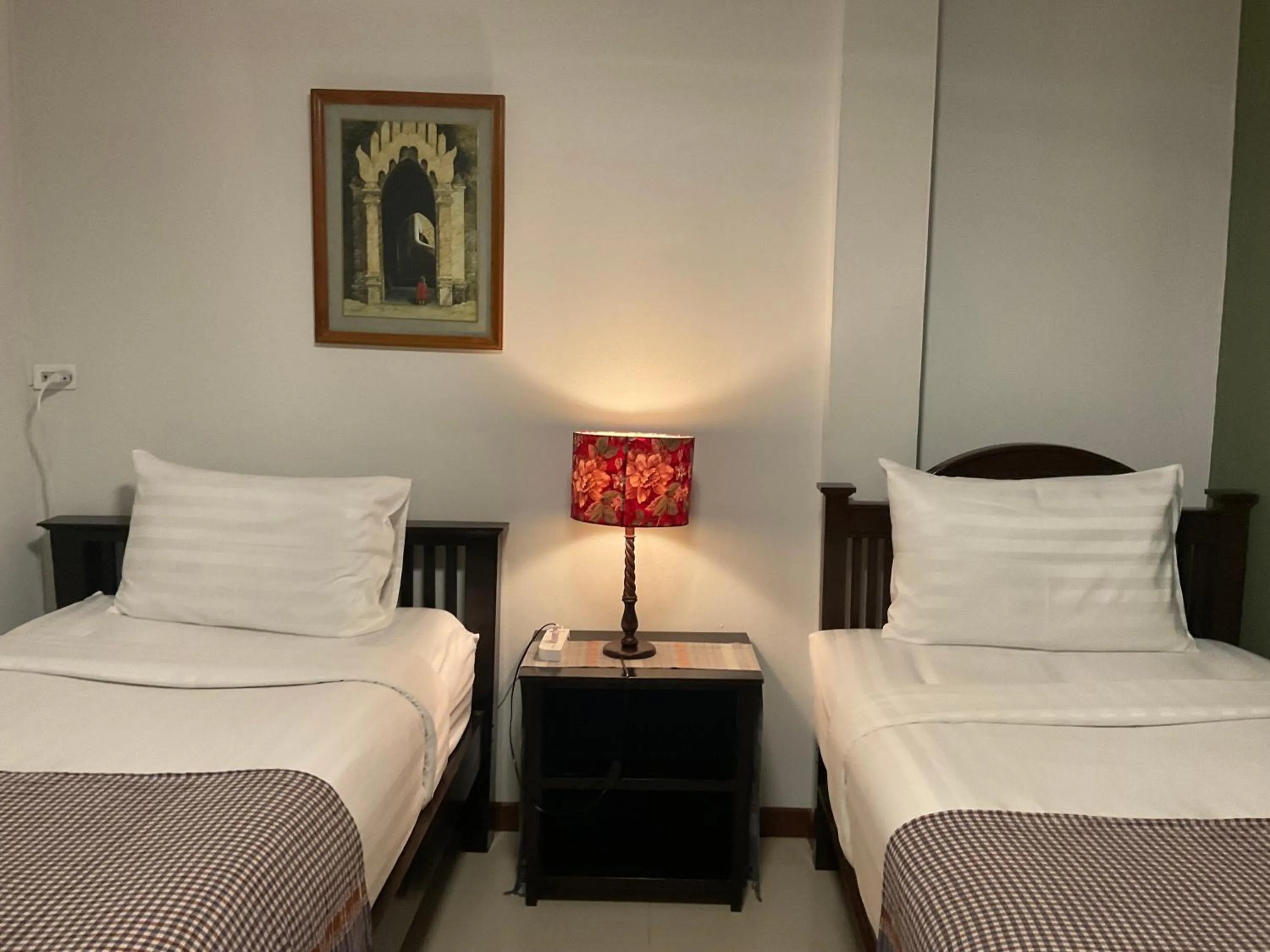 Bed in Baan Klang Vieng
