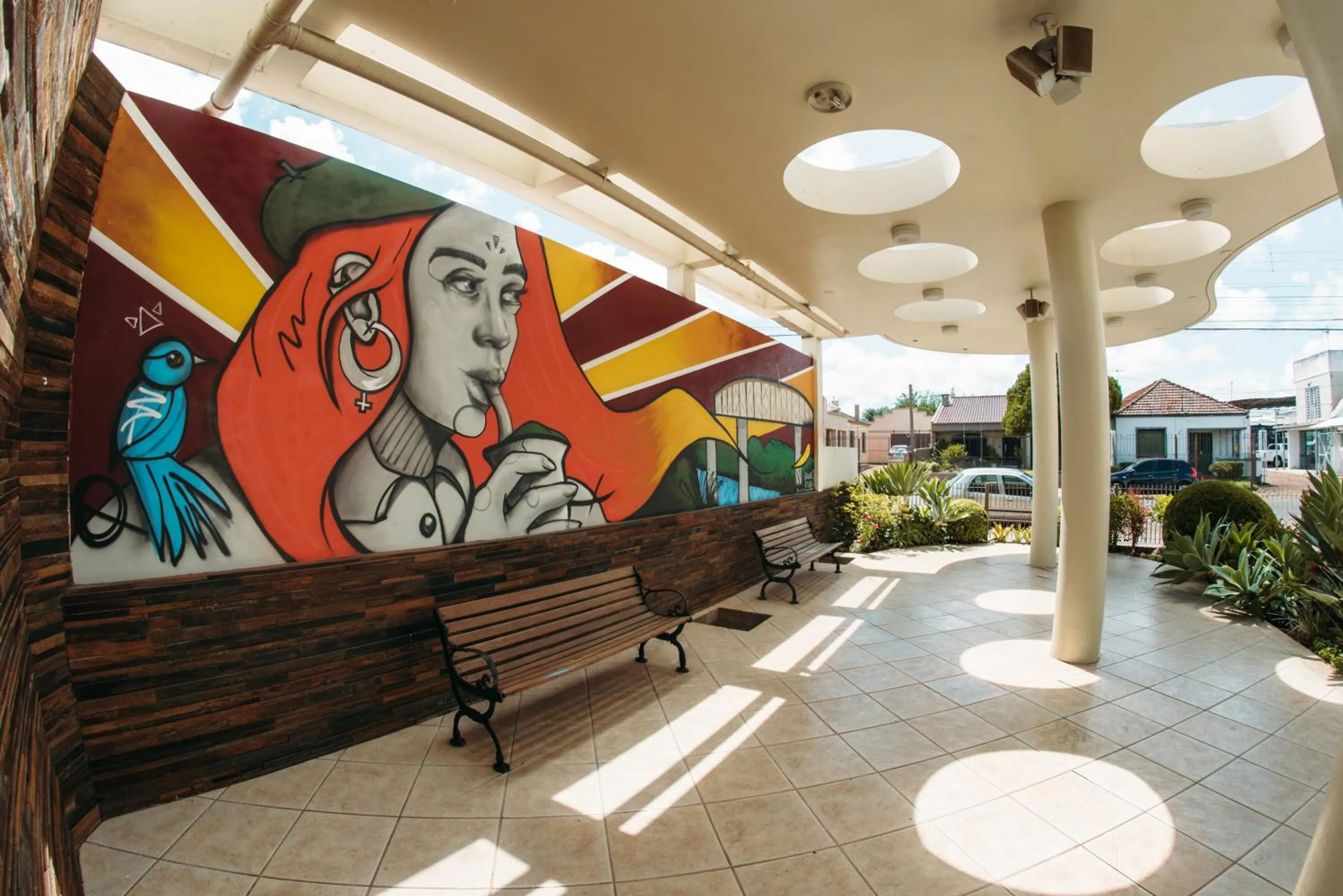 Lounge or bar in Hotel Caverá