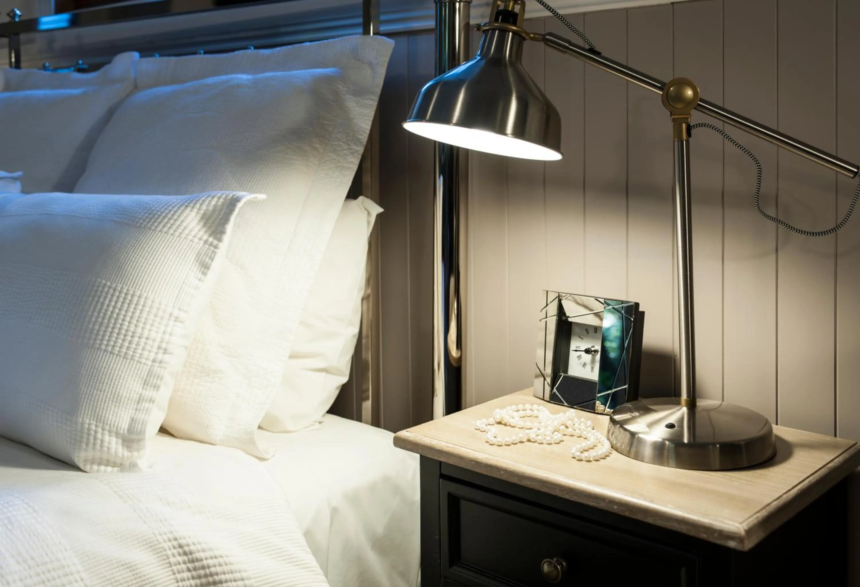 Decorative detail, Bed in Clarendon Cottages