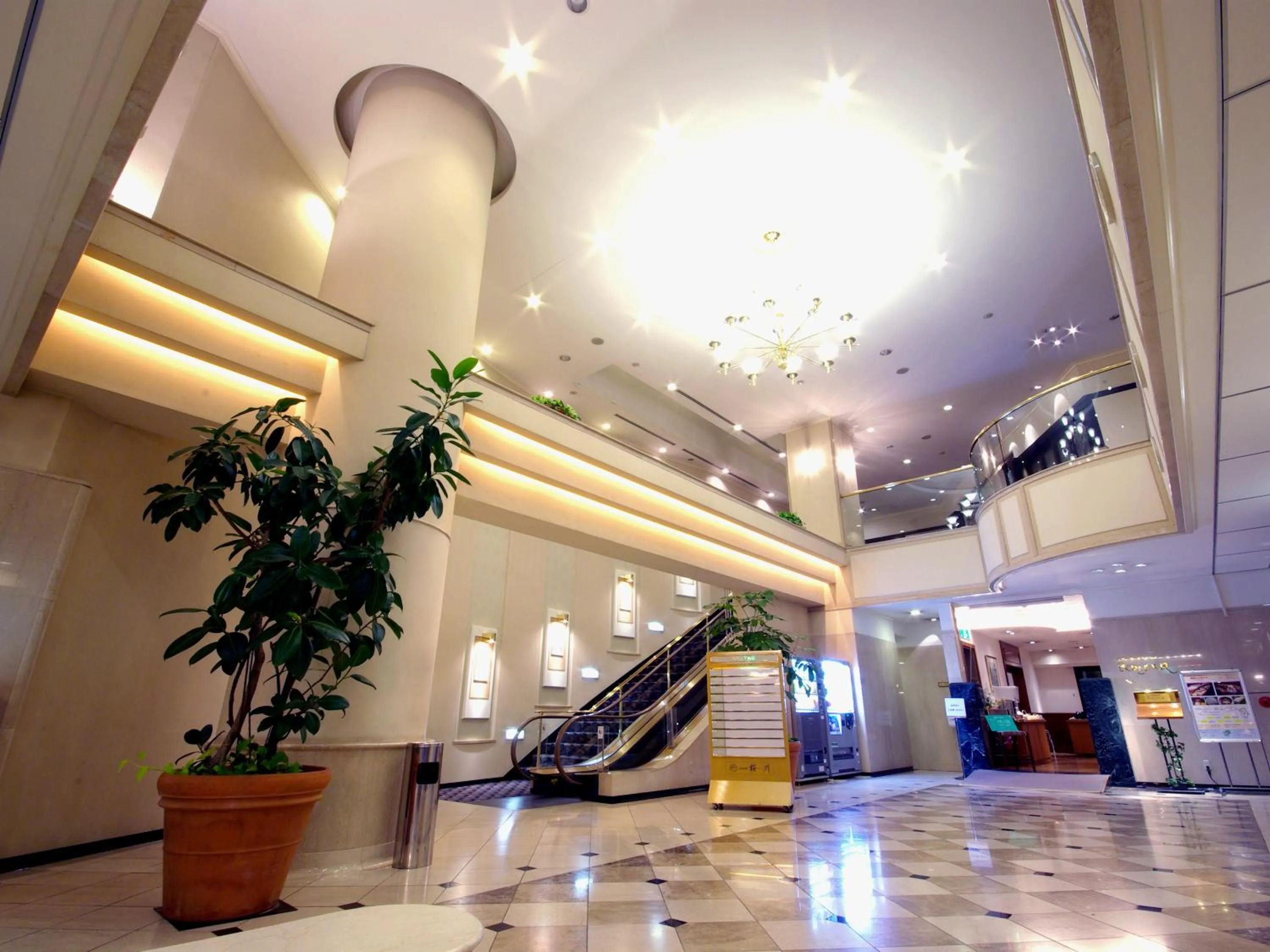 Lobby or reception in Sasebo Washington Hotel