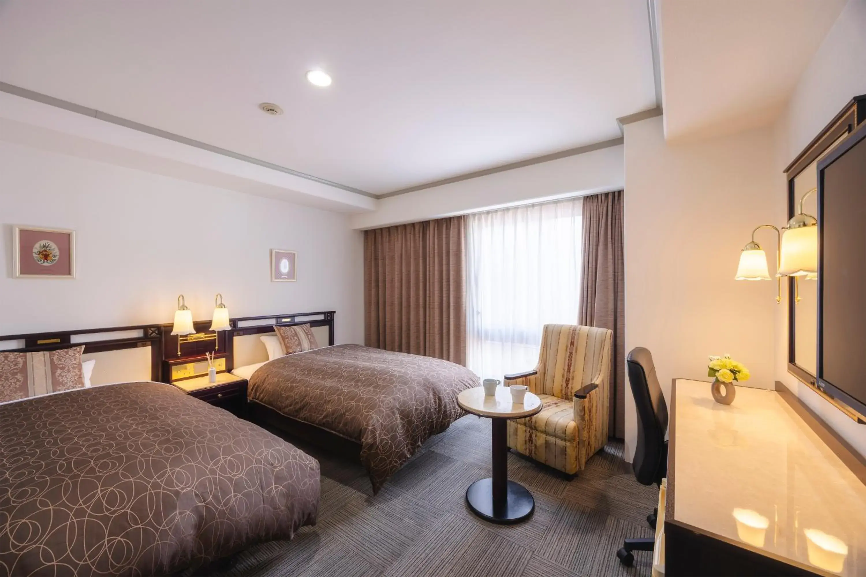 Bedroom, Bed in Sasebo Washington Hotel Bedroom, Bed in Sasebo Washington Hotel