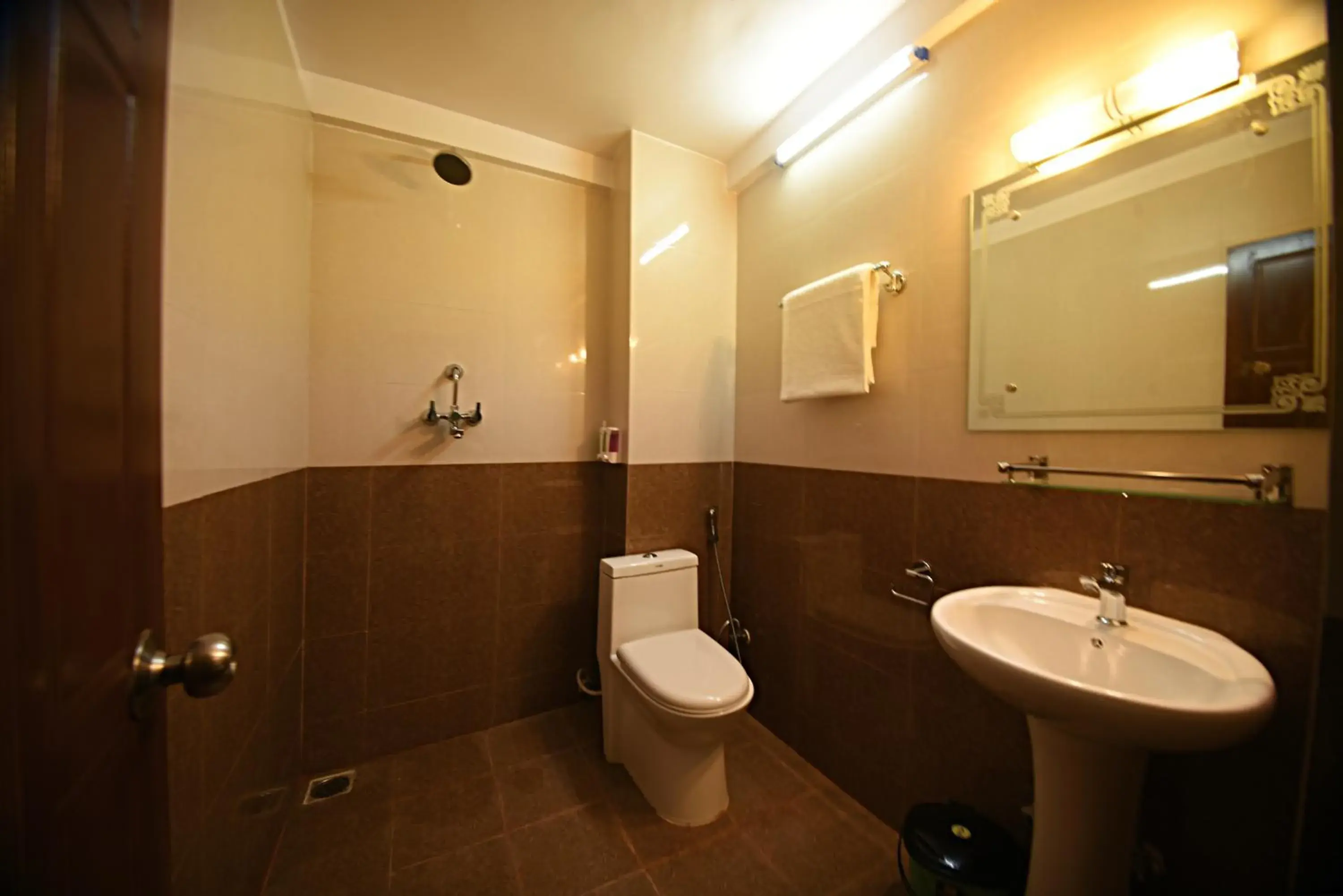 Bathroom in Karma Hotel Nepal Bathroom in Karma Hotel Nepal