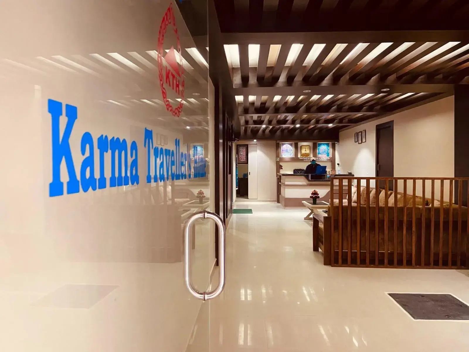 Facade/entrance in Karma Hotel Nepal Facade/entrance in Karma Hotel Nepal