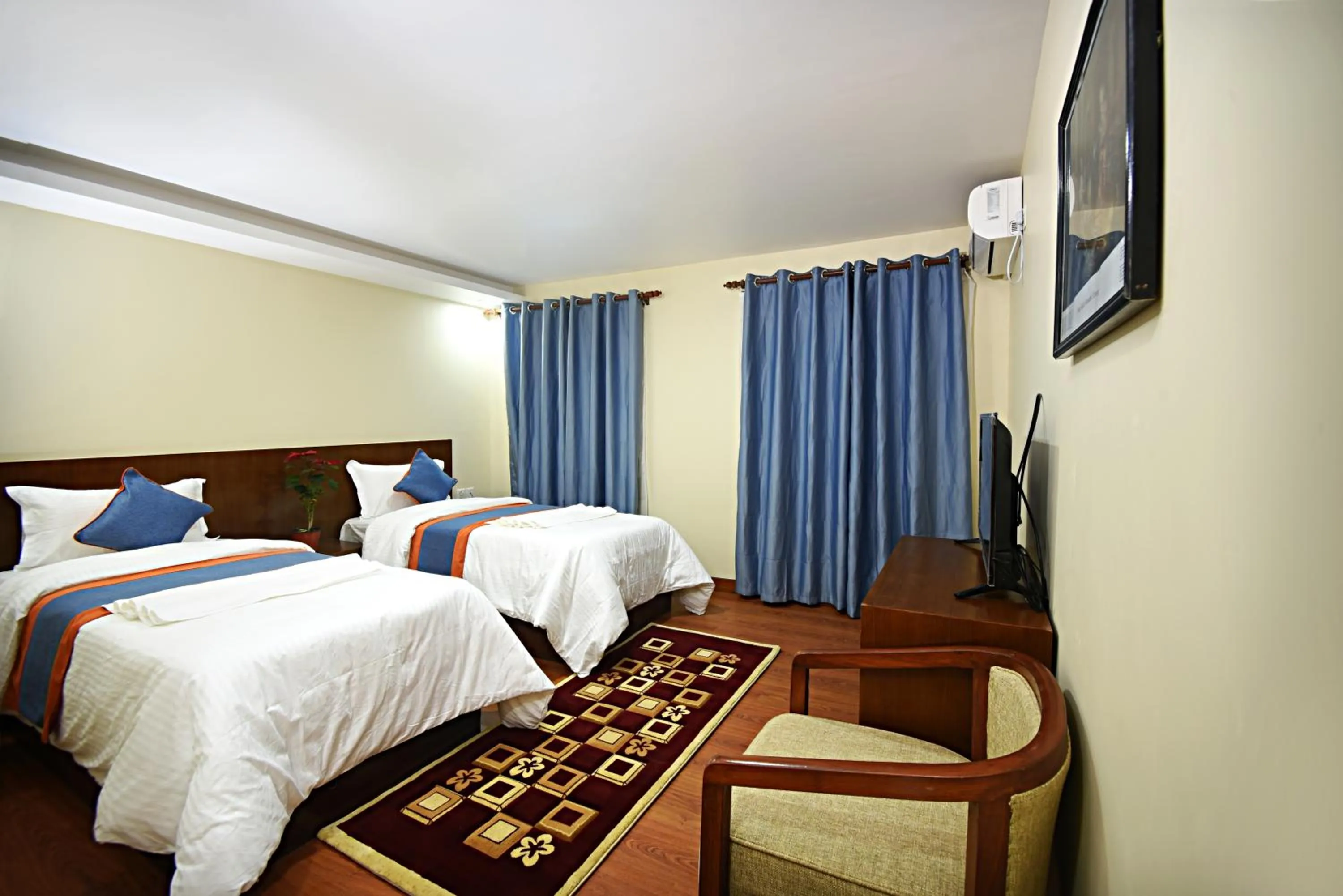 Bedroom, Bed in Karma Hotel Nepal