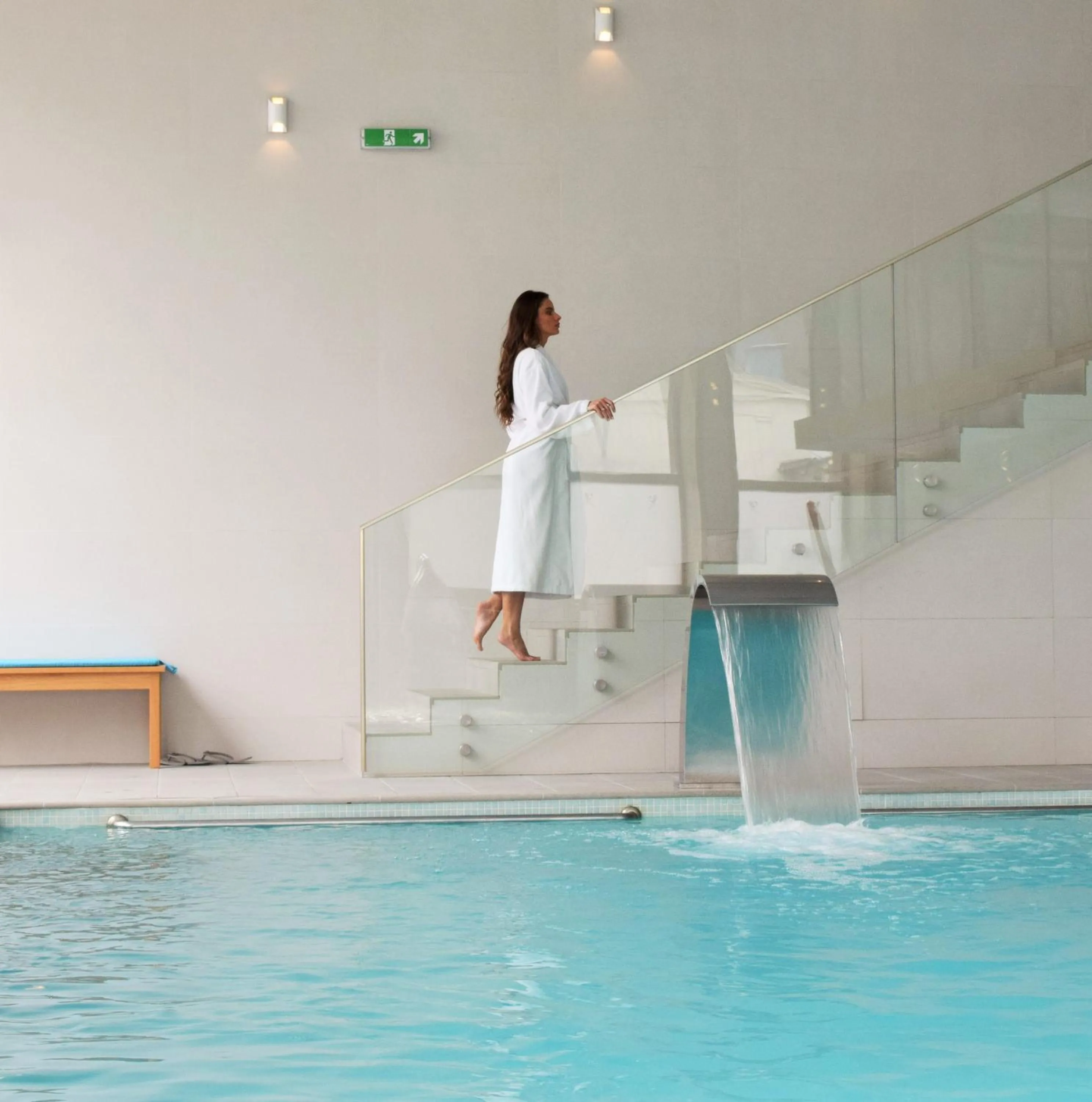 Swimming pool in Hotel Sinaia