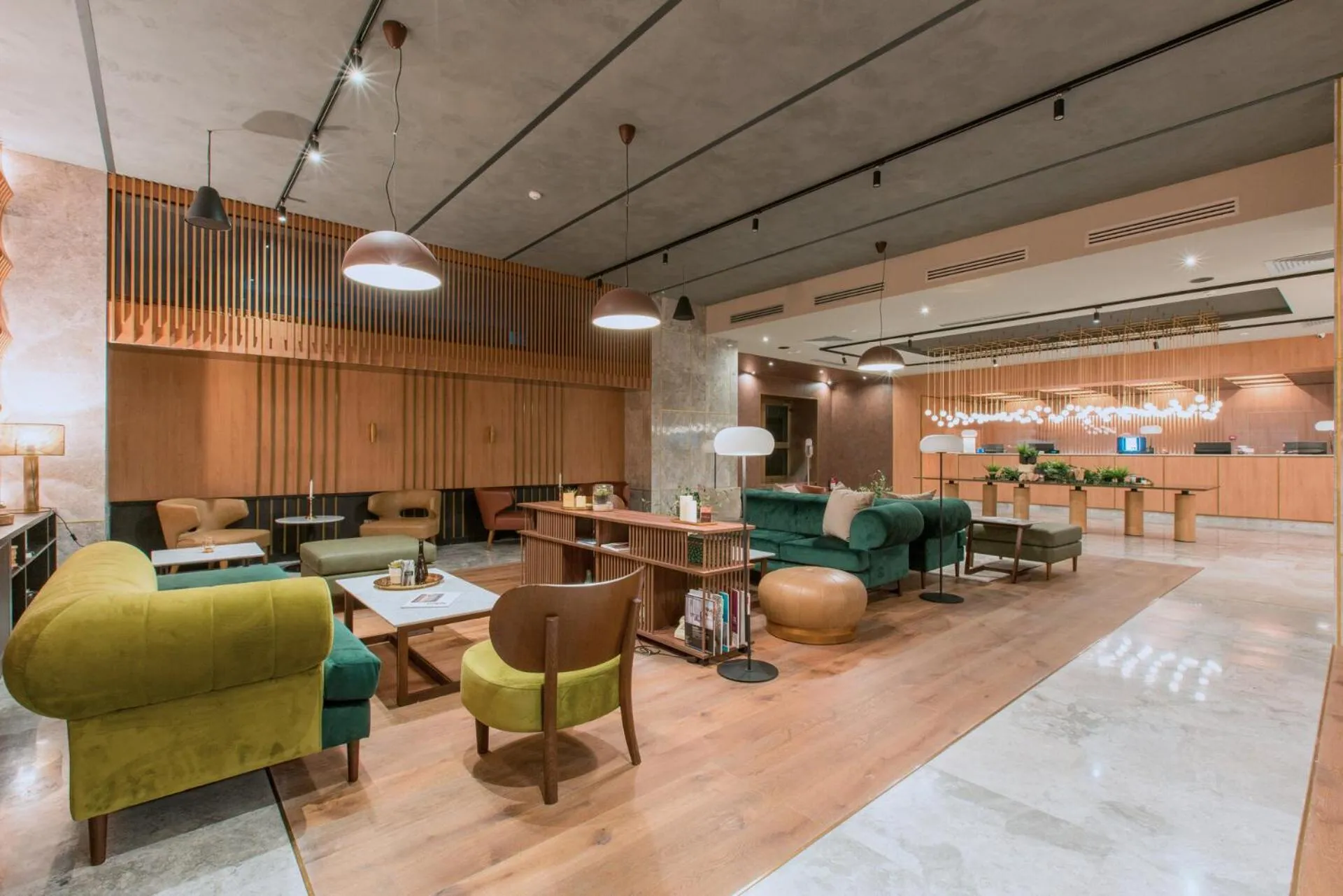 Lobby or reception in Hotel Sinaia