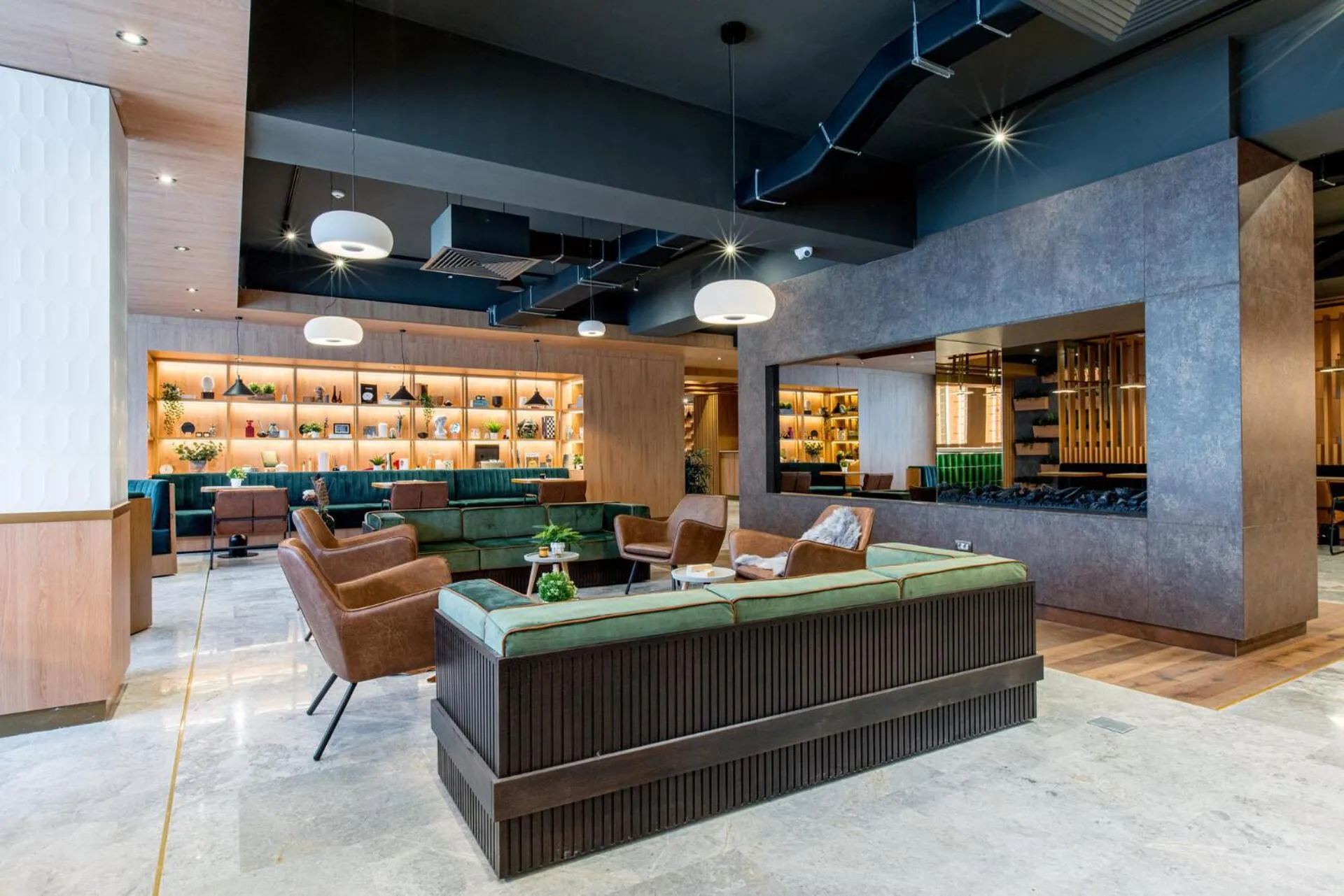 Lobby or reception in Hotel Sinaia