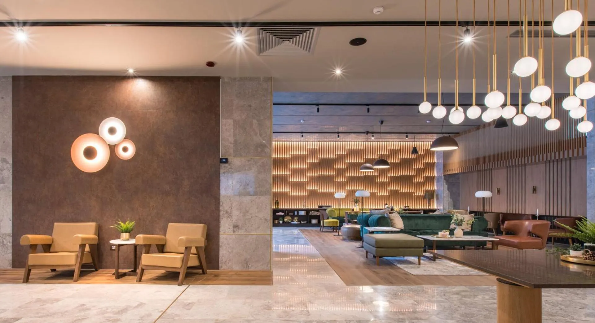 Lobby or reception in Hotel Sinaia