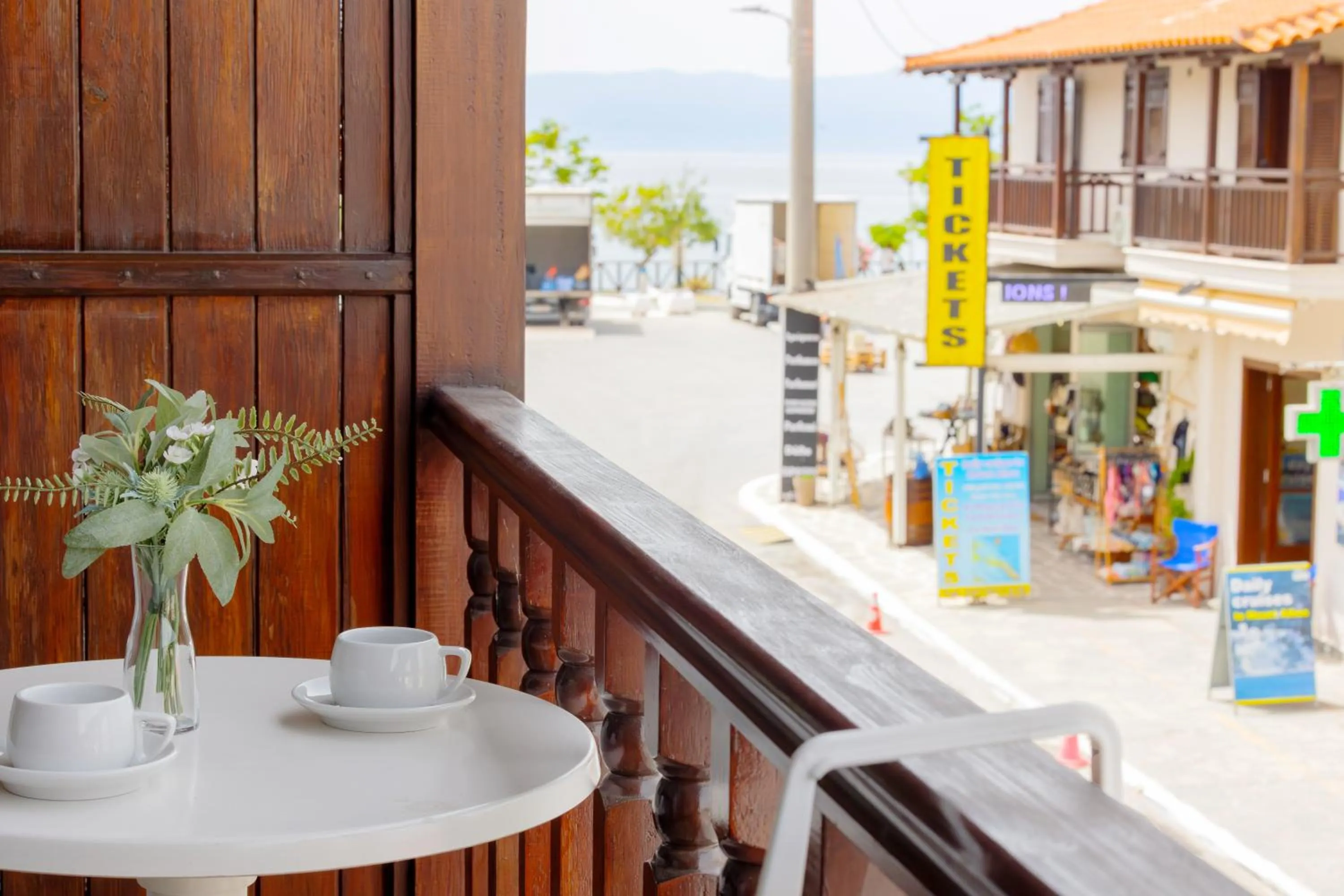 Patio in Athos Guest House Pansion