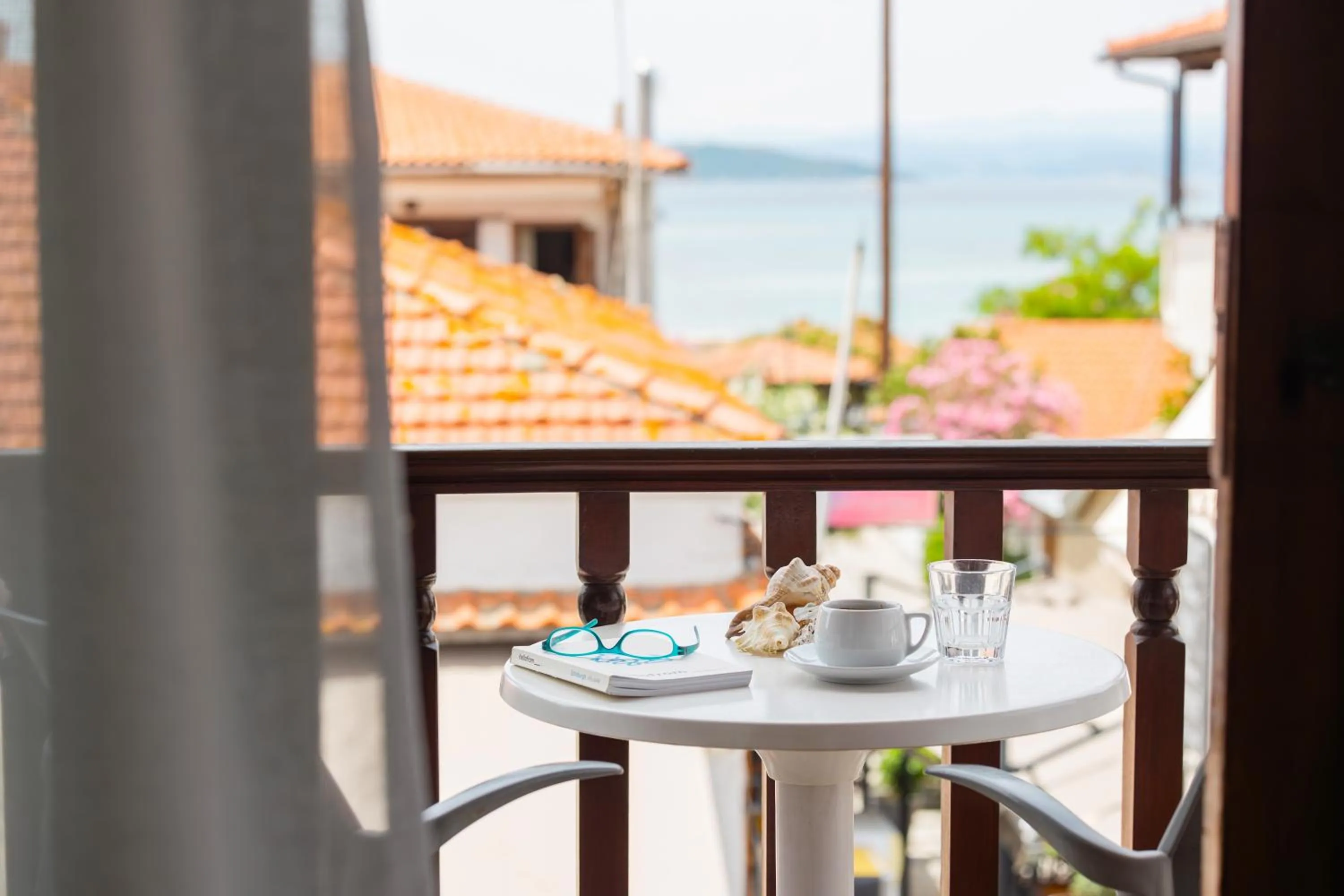 Patio in Athos Guest House Pansion