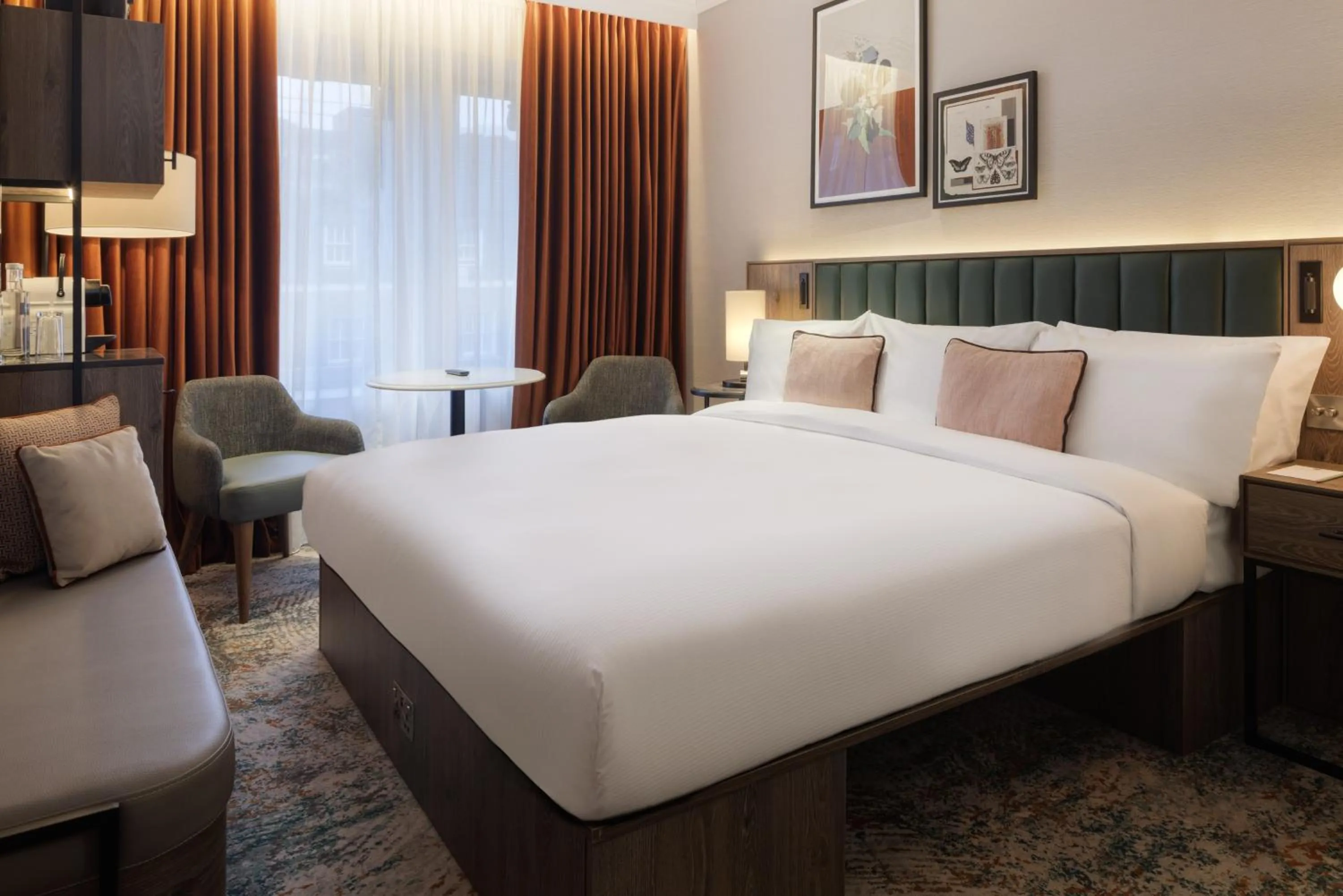 Bed in The Memoir Club, formerly Ambassadors Bloomsbury